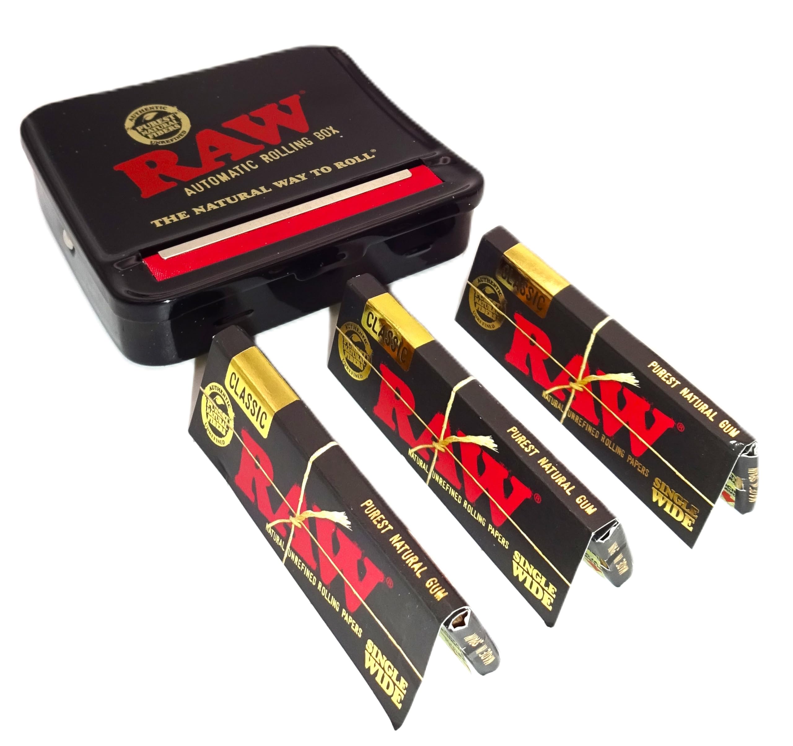 best cigarette tin for roll ups 1 X Raw Adjustable Automatic Rolling Box 70mm Raw Cigarette