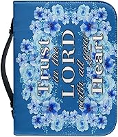 Vista 44 de Bolsas de cuero para iglesia, funda de Biblia gris león, bolsa protectora de la Biblia de poliuretano, funda de transporte portátil con asa