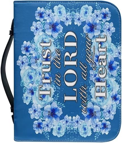 Miniatura 11 de TODIYADDU Funda para Biblia de gran capacidad para mujeres y hombres, bolsa de mano de iglesia, bolsa de estudio, bolsa de Biblia, accesorios
