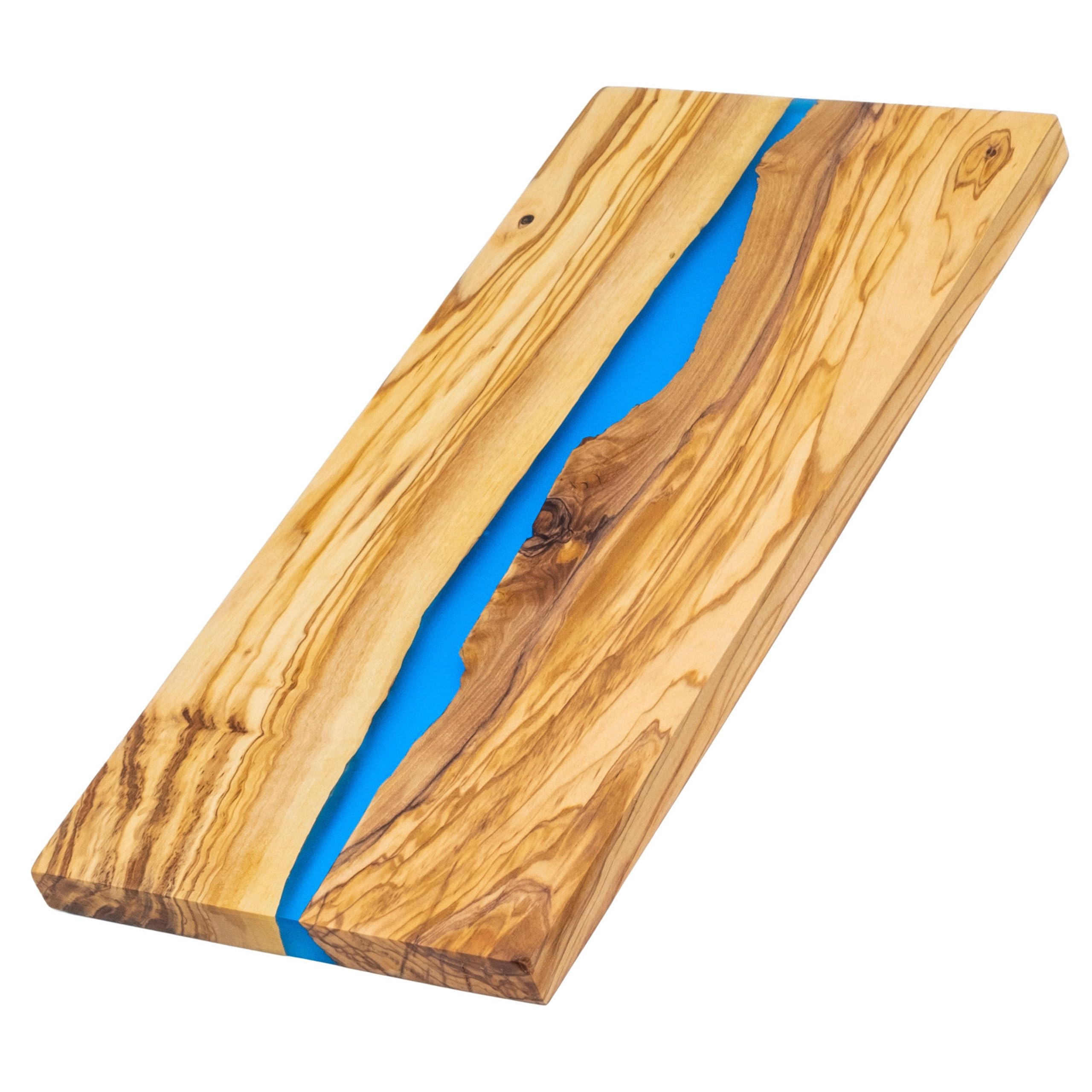 Schneidebrett Aus Teakholz Mit Auffangschale - Naturholz 39cm Mit Saftrille