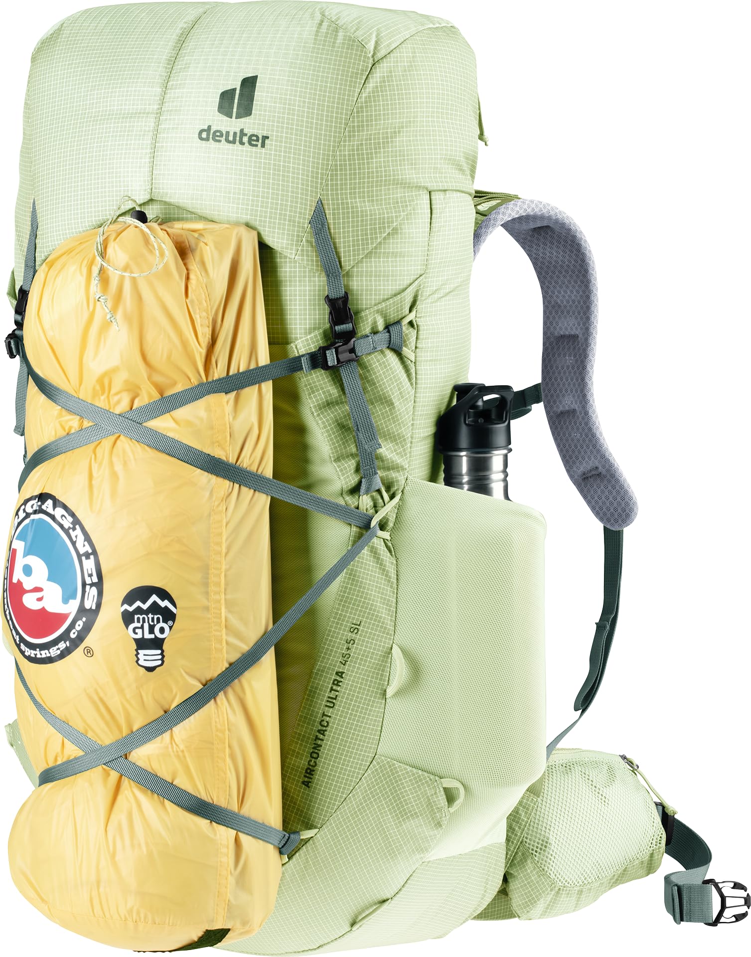 Deuter Aircontact Ultra 45+5 Sl plecak trekkingowy damski, Mineral-ivy, 45+5 L, Minimalistyczny