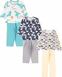 Kit com 3 Pijama Infantil Menina ou Menino INVERNO - Algodão - 1 ao 16