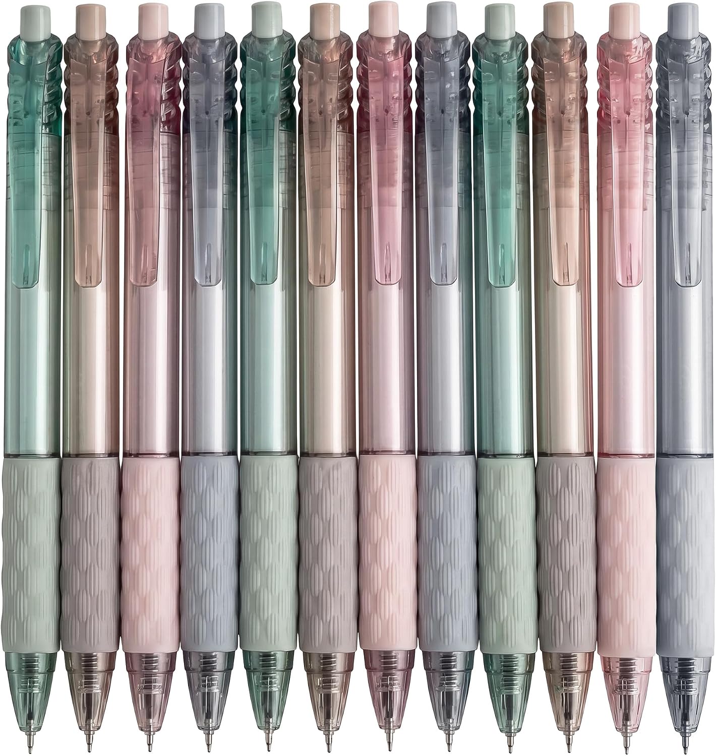 CHRIJCHUO Black Gel Pen 0.5mm Smooth Writing Medium Point Pens Ink for Women Office School Teacher Supplies,12 Pcs (12, Black)