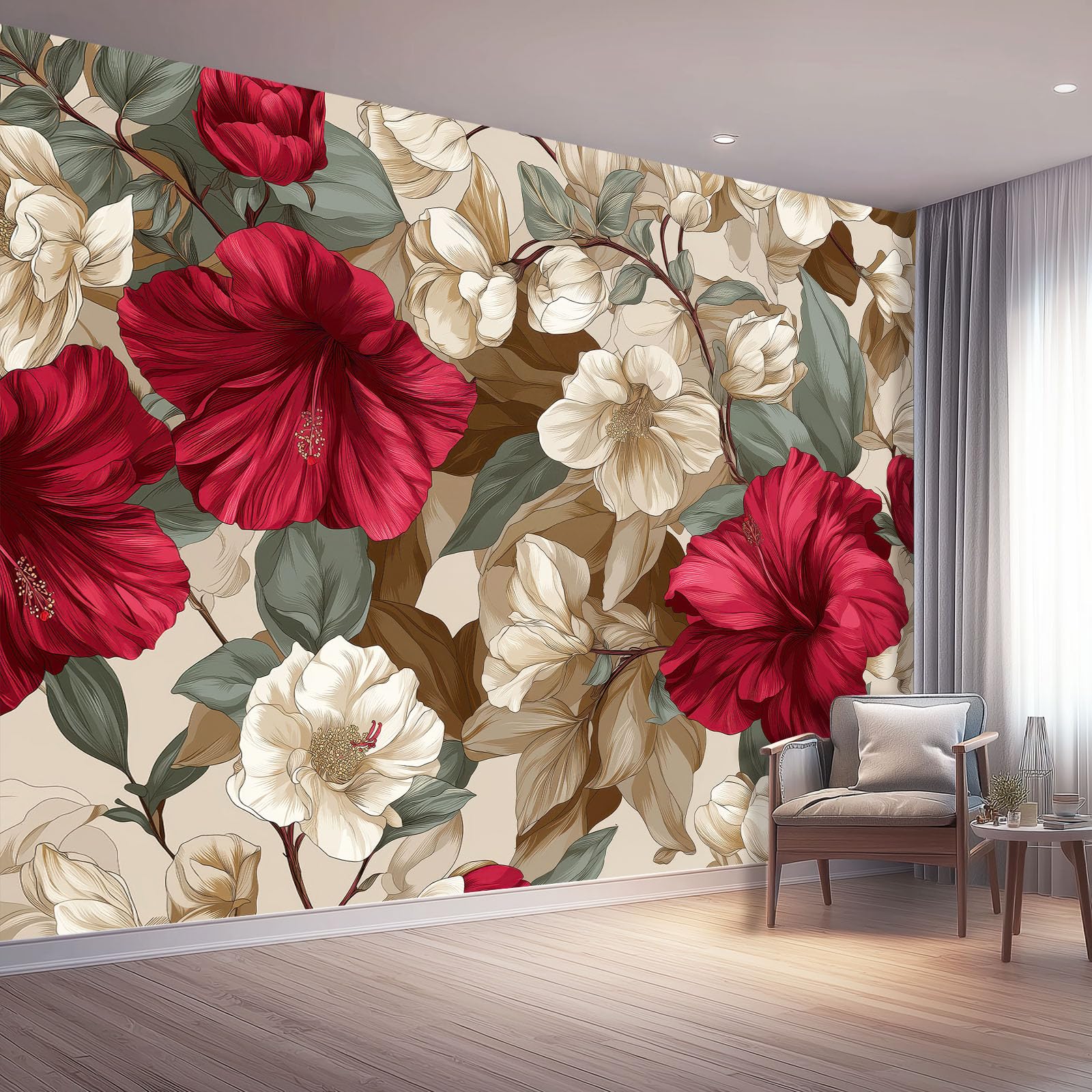 Nowoczesne tapety w luksusowym stylu, 350 x 256 cm do dekoracji domu