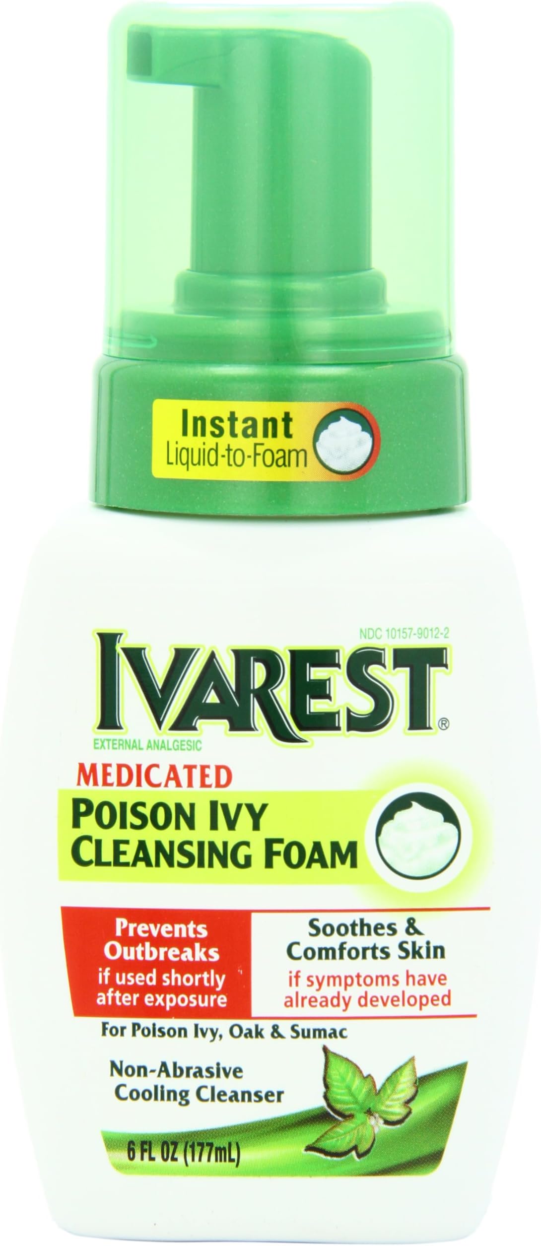 Ivarest Medicated Poison Ivy Cleansing Foam, 6 Ounce
