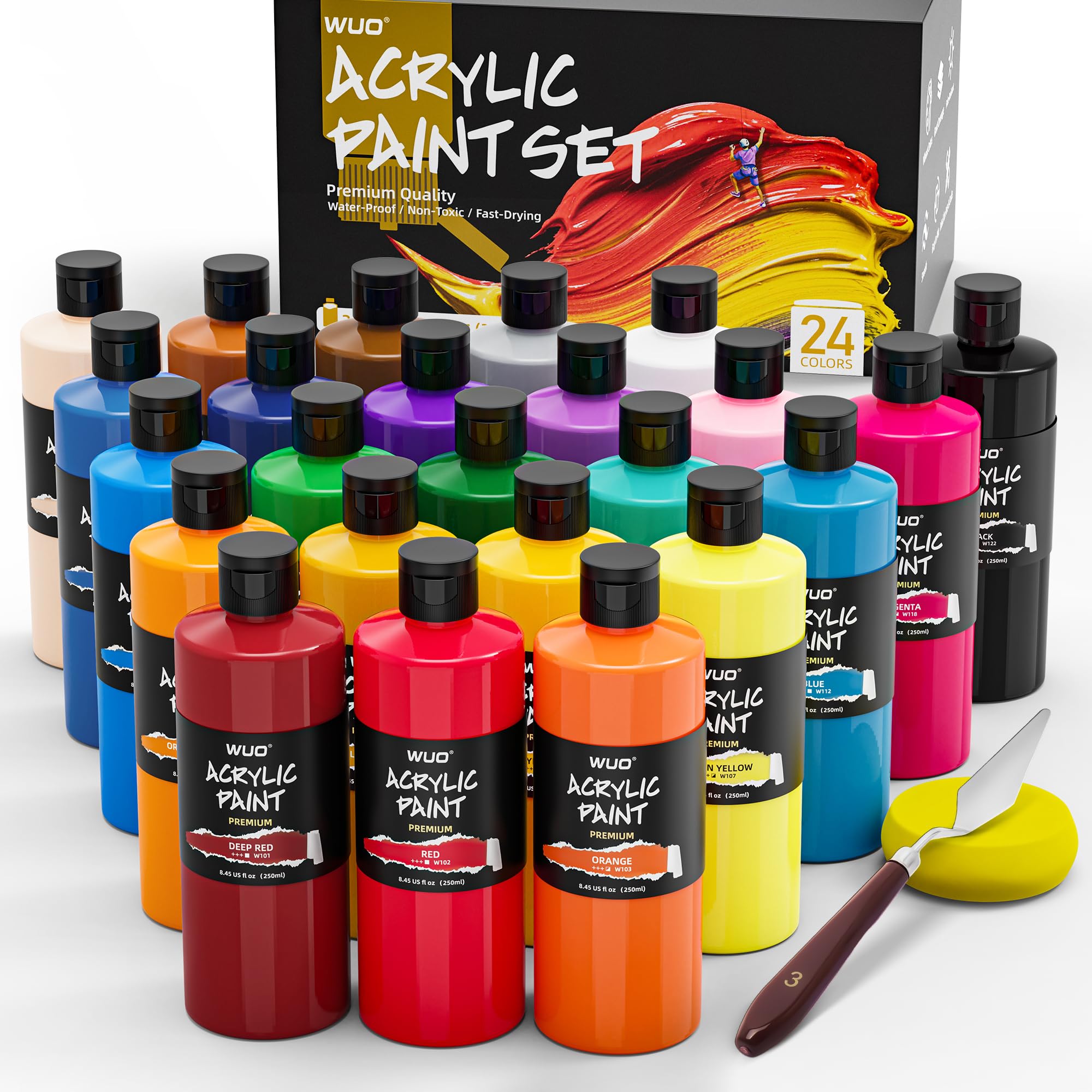 WUO 24 Colors Acrylic