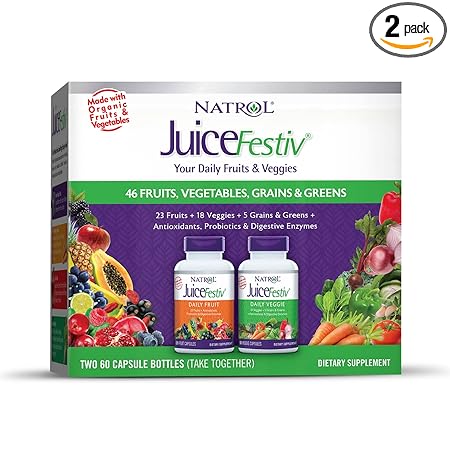 Natrol JuiceFestiv, 60 Capsules + 60 Capsules