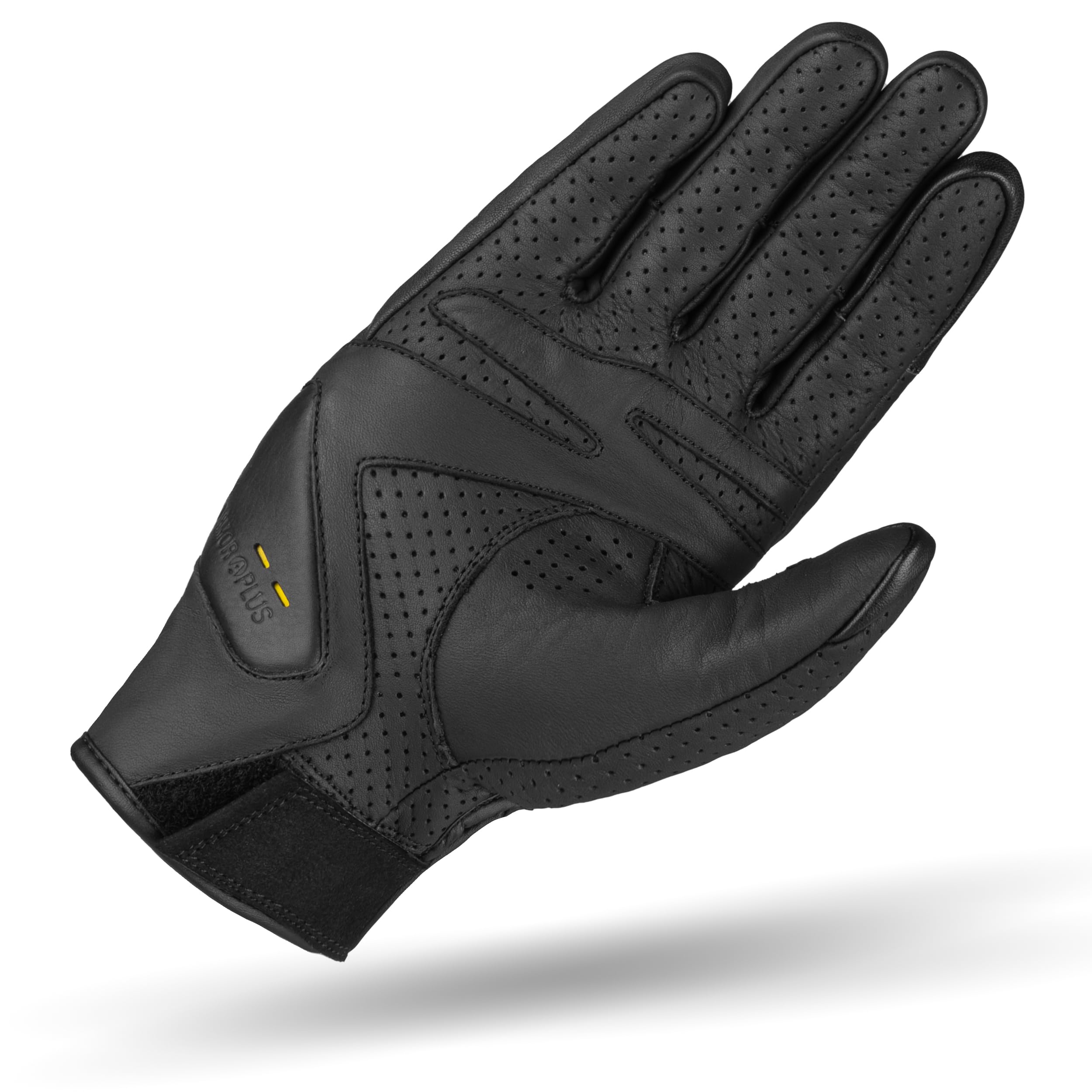 SHIMA Bullet Guantes Moto Hombre Cuero Homologados Corto Verano Motos Guante Ventilado Certificatos con Protección Motorista Racing Protecciones Ventilación Verão (Masculino, Negro, S)