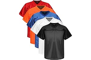 MESOPERO Youth Football Jerseys for Boys, Kids Play Practice Hip Hop Sports Jersey