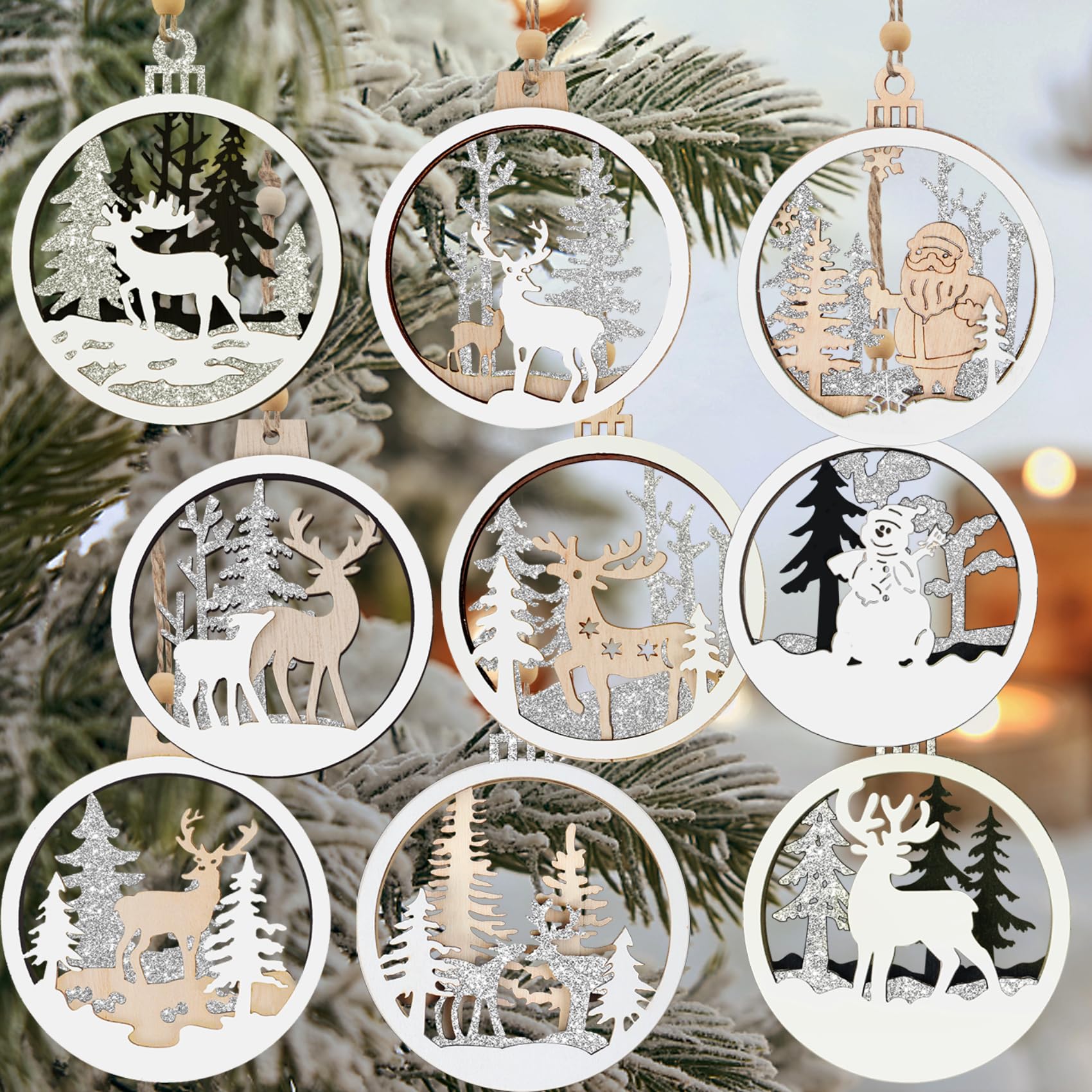 Eunvabir Christmas Tree Ornaments