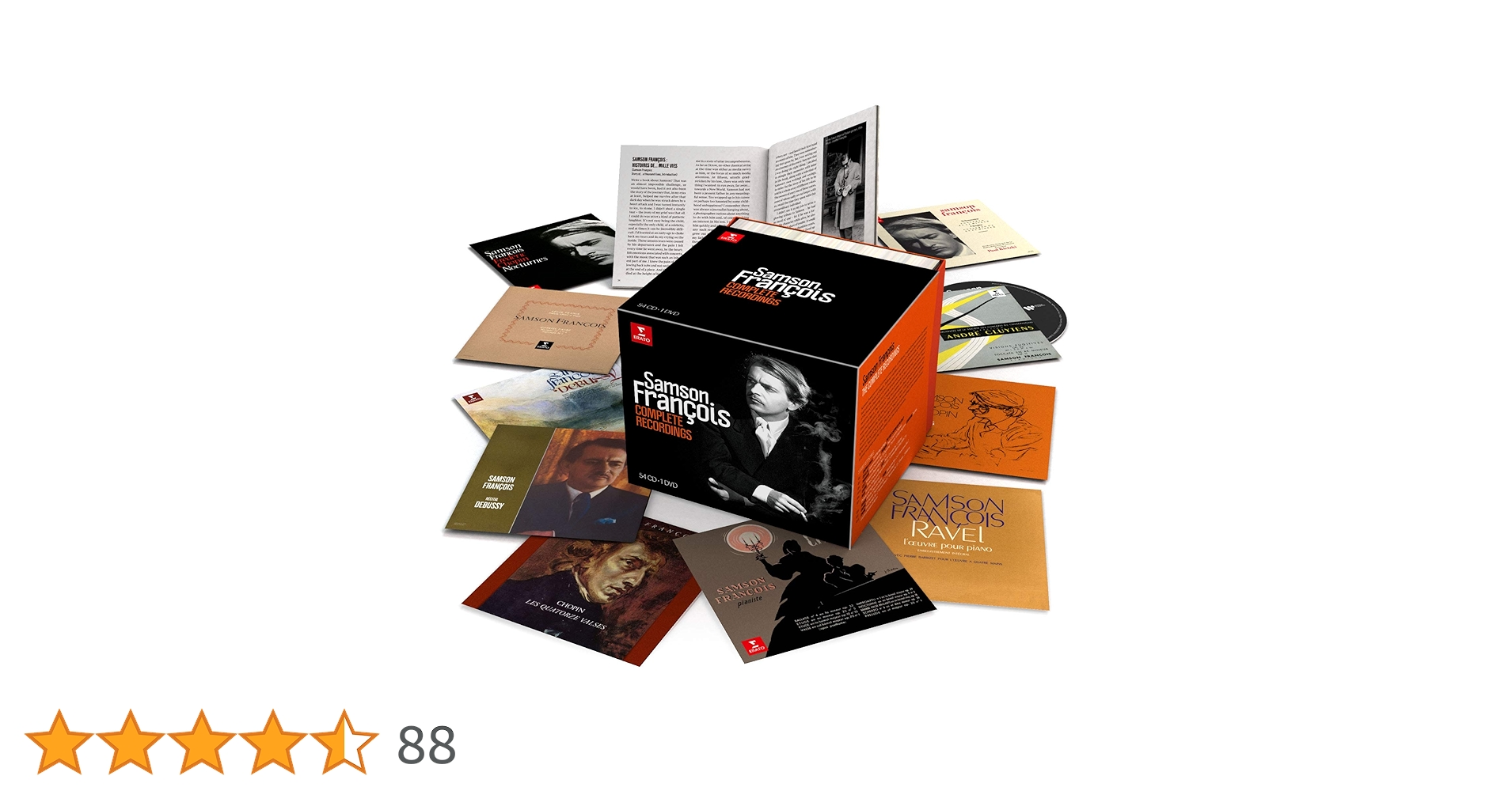 Amazon.co.jp: Samson Francois - Complete Recordings (54CD+DVD