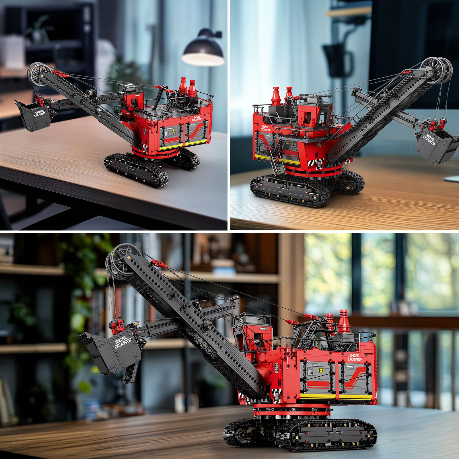 Reobrix Set spazzaneve con motore, giocattolo spazzaneve telecomandato, giocattolo per autocarri per adulti, camion da costruzione 22019, idee regalo di compleanno per bambini e ragazzi da 8 a 14