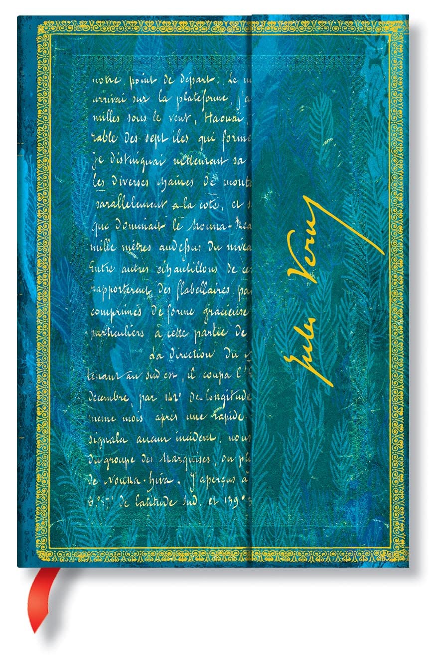 Verne, Twenty Thousand Leagues Midi Lined Hardcover Journal, 144pg, 120GSM by Paperblanks (Embellished Manuscripts Collection)