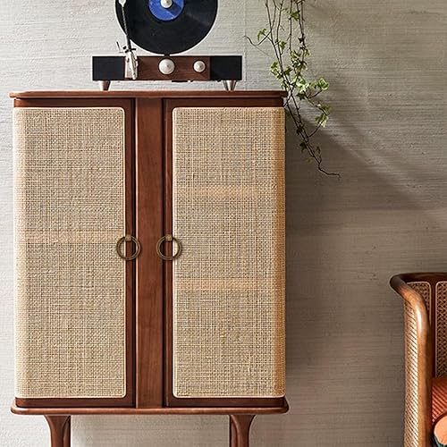 Miniatura 7 de RZDEAL 12 tiradores de latón antiguo de latón macizo de 2.0 x 1-78 pulgadas para cajones de tocador, tiradores de anillo de muebles, manijas de