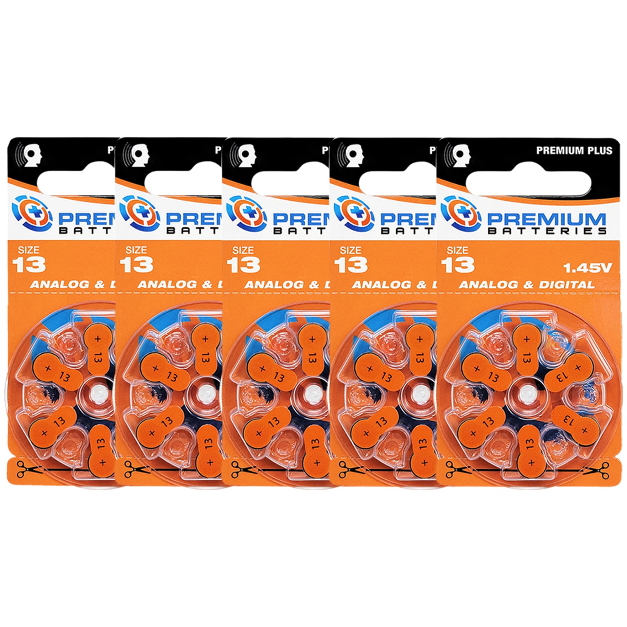 Amazon.com: Premium Batteries Size 13 ZA13 P13 PR48 1.45V Zinc Air