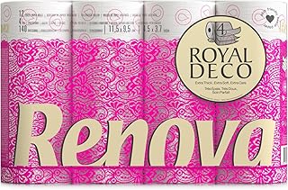 Renova 200043286, Papier toaletowy, 4-warstwowy, biały, perfumowany, 12 rolek