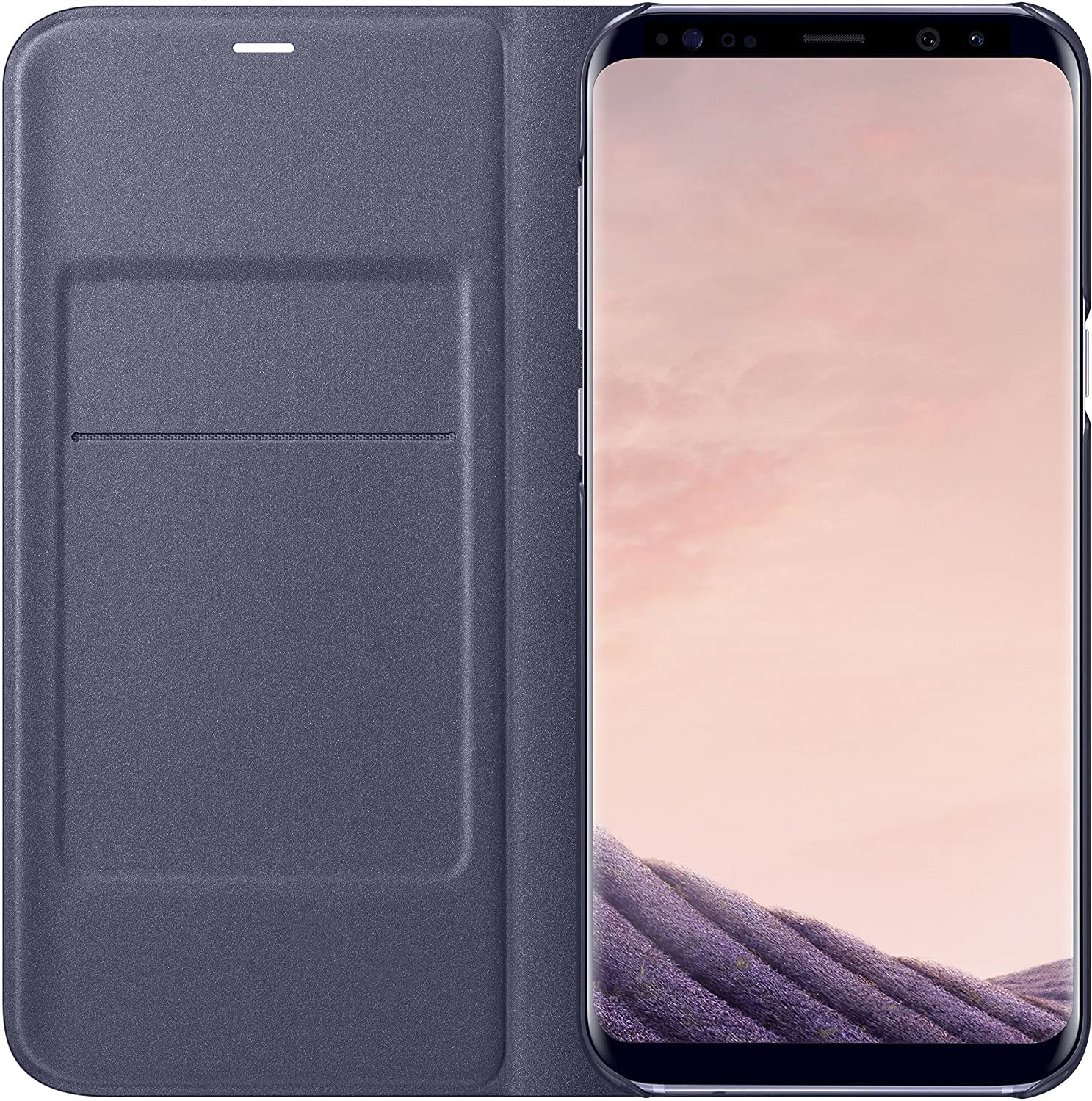 Samsung EF-NG955PVEGWW - Original Coque Étui LED View pour Galaxy S8+ (S8 Plus), Violet