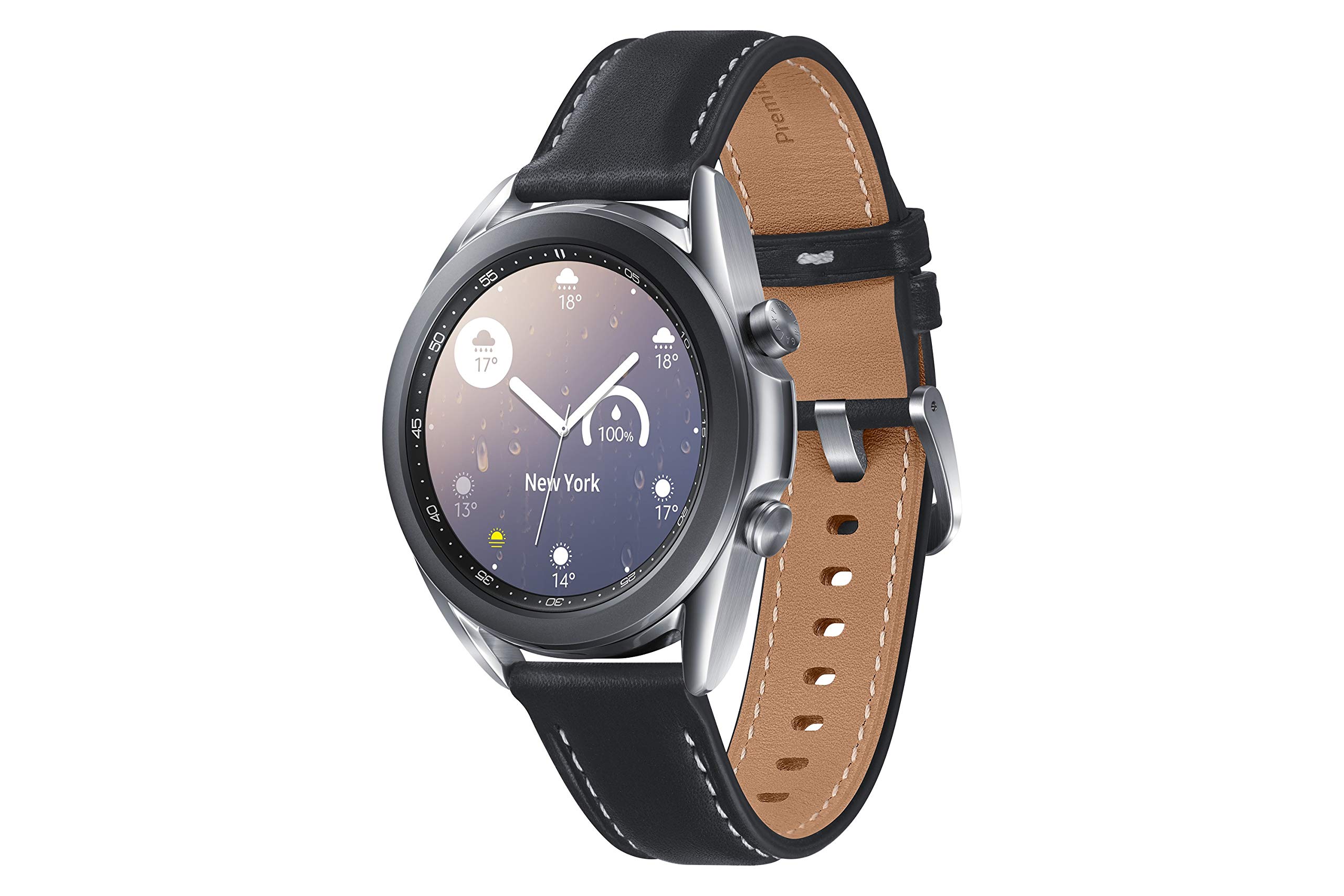 Samsung Galaxy Watch3 (41mm Aluminium Case) 8GB SM-R850 Bluetooth Smartwatch  - International Version (Mystic Silver): Smartwatches: Amazon.com.au