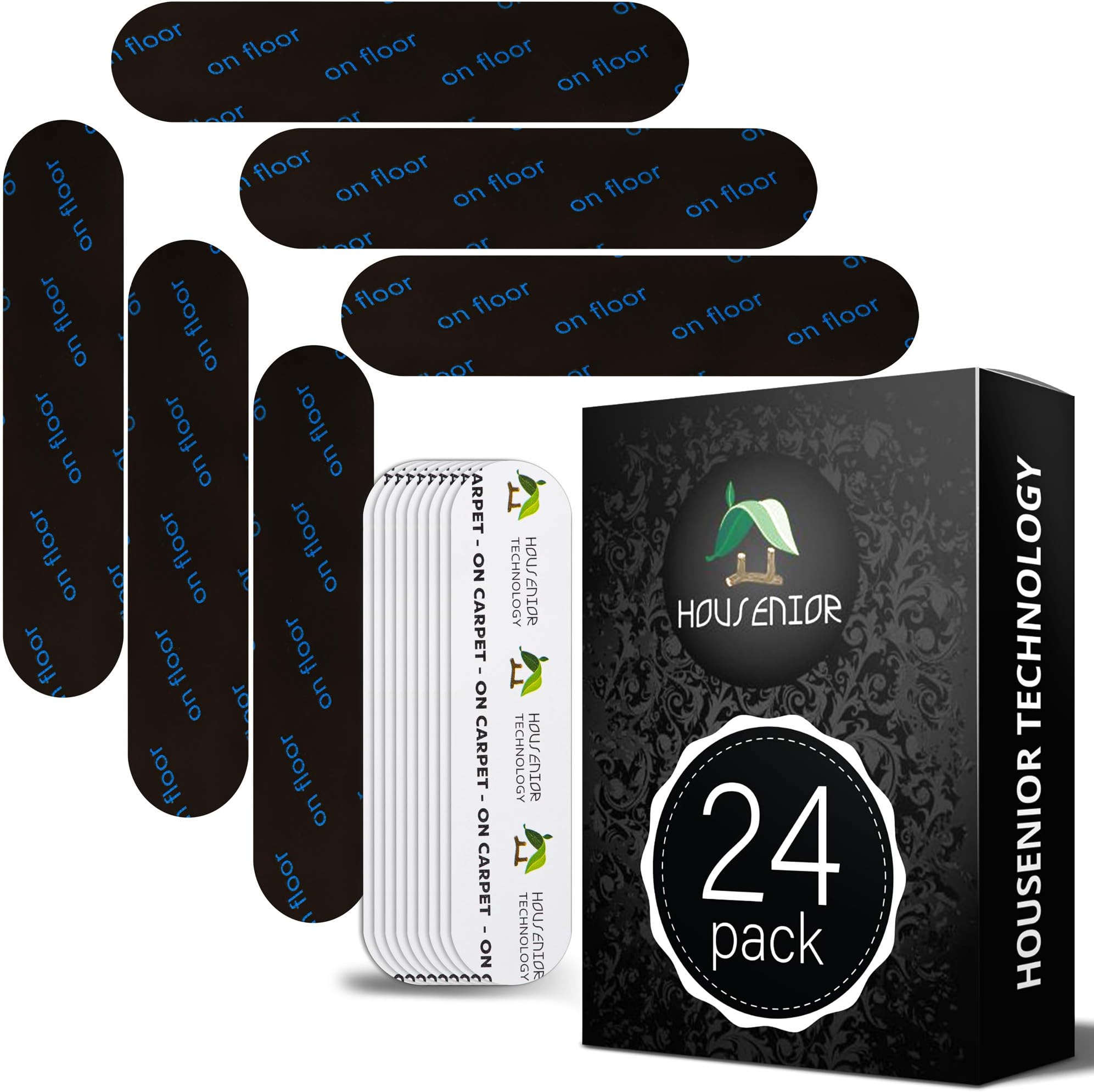 Rug Stopper, 16 Pcs Double Sided Anti Curling Non Slip