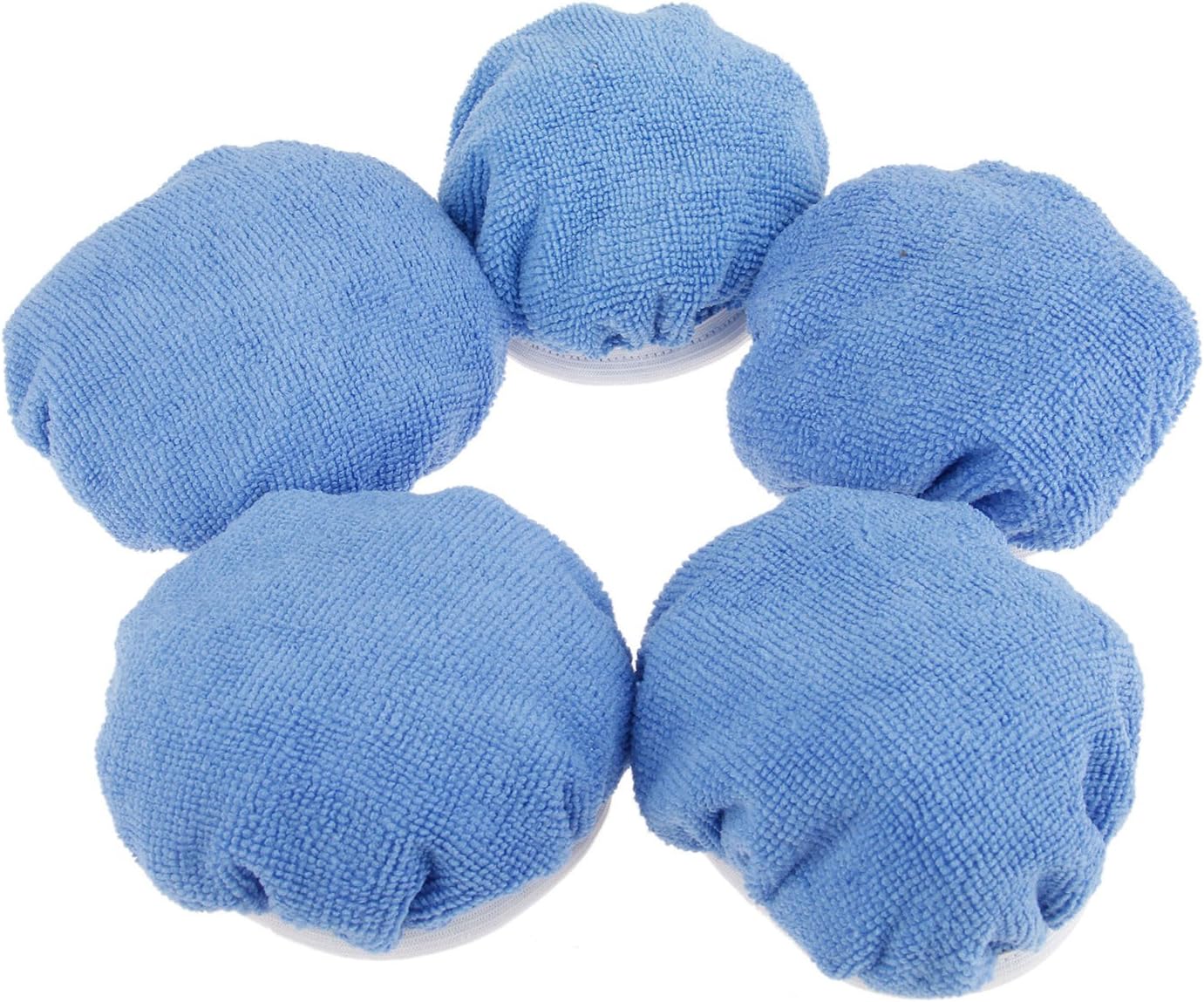 5個入り 車用ポリッシャーパッド 研磨スポンジ 極細繊維 スポンジバフ 研磨パッドカバー カーポリッシャー用 カー研磨用 電動ドリル 洗車用 ワックスがけ 取付け簡単 73 Off