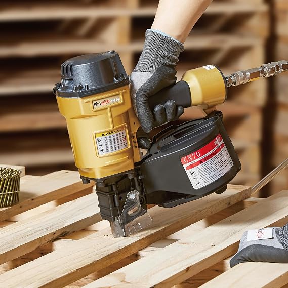 Kingou CN70 Siding Nailer Accepts 1-3/4-Inch to 2-3/4-Inch Nails