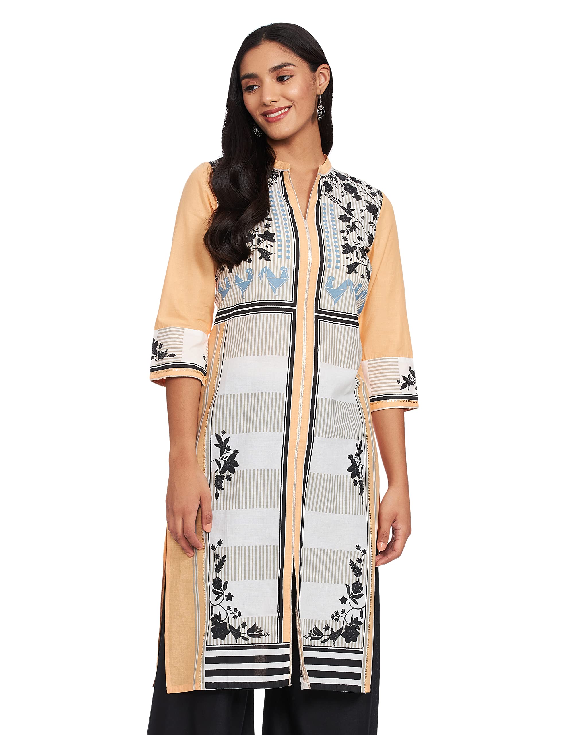 W for WomanCotton Women Straight Kurta