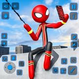 リアルスティックマンロープヒーローファイター：サバイバルバトルゲーム