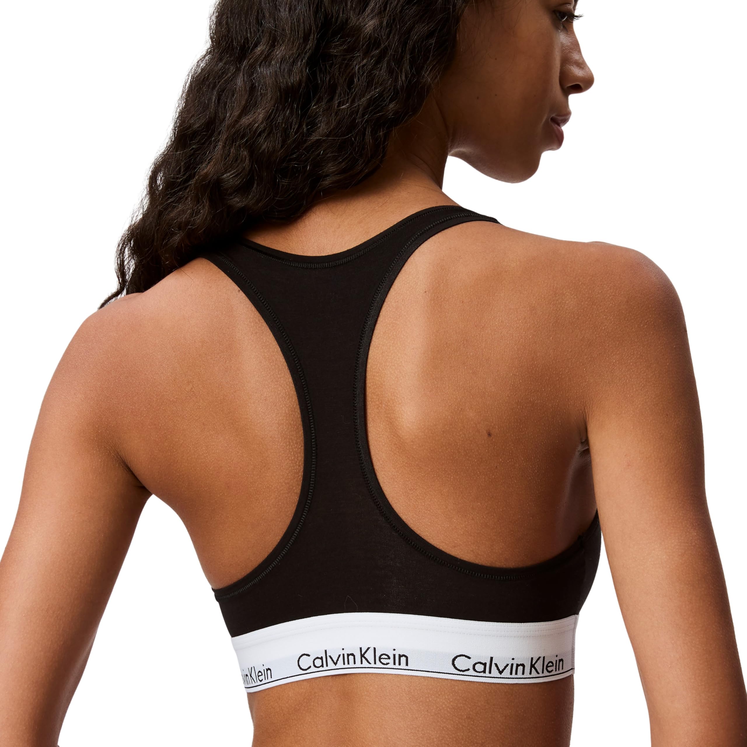Calvin Klein Bralette Sfoderata, Mauve Mist, L Donna