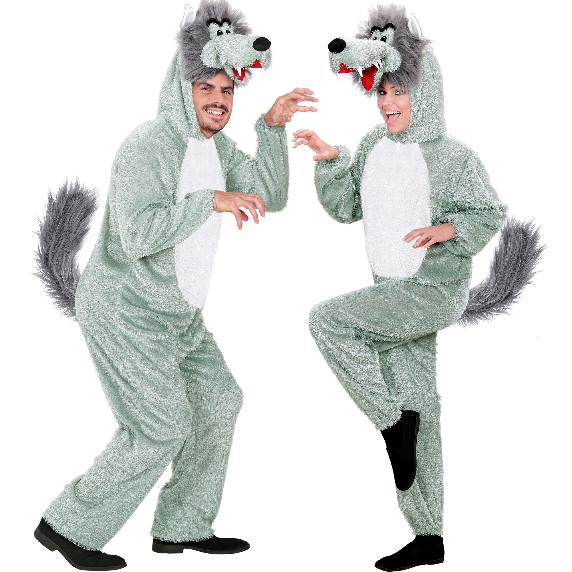 WIDMANN 9964 A Adults Wolf Overall Costume With Mask