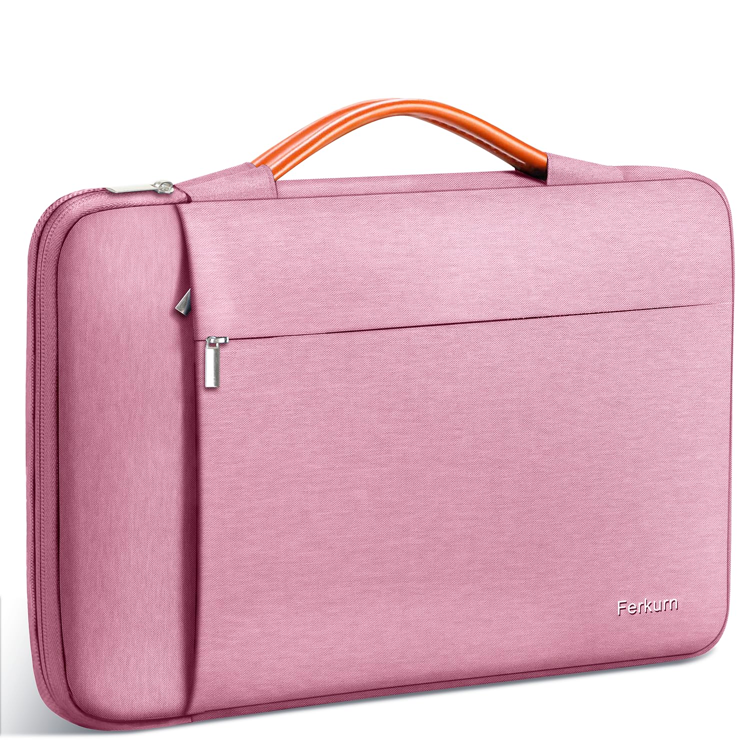Ferkurn Laptop Case Sleeve 14 Inch Compatible with 14" MacBook Pro M4/M3/M2/M1, HP Pavilion Chromebook 14A EliteBook X360 Probook, ASUS Vivobook,Lenovo Ideapad,Dell,Acer,Carrying Computer Bag, Pink