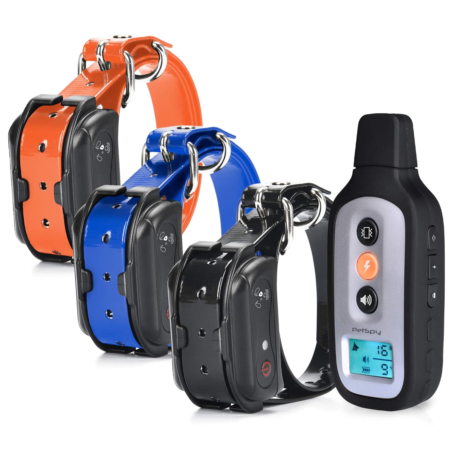 PetSpy XPro 3 Dog Training Shock Collar for 3 Dogs 1000 Yards Small to Large Dogs with Vibration