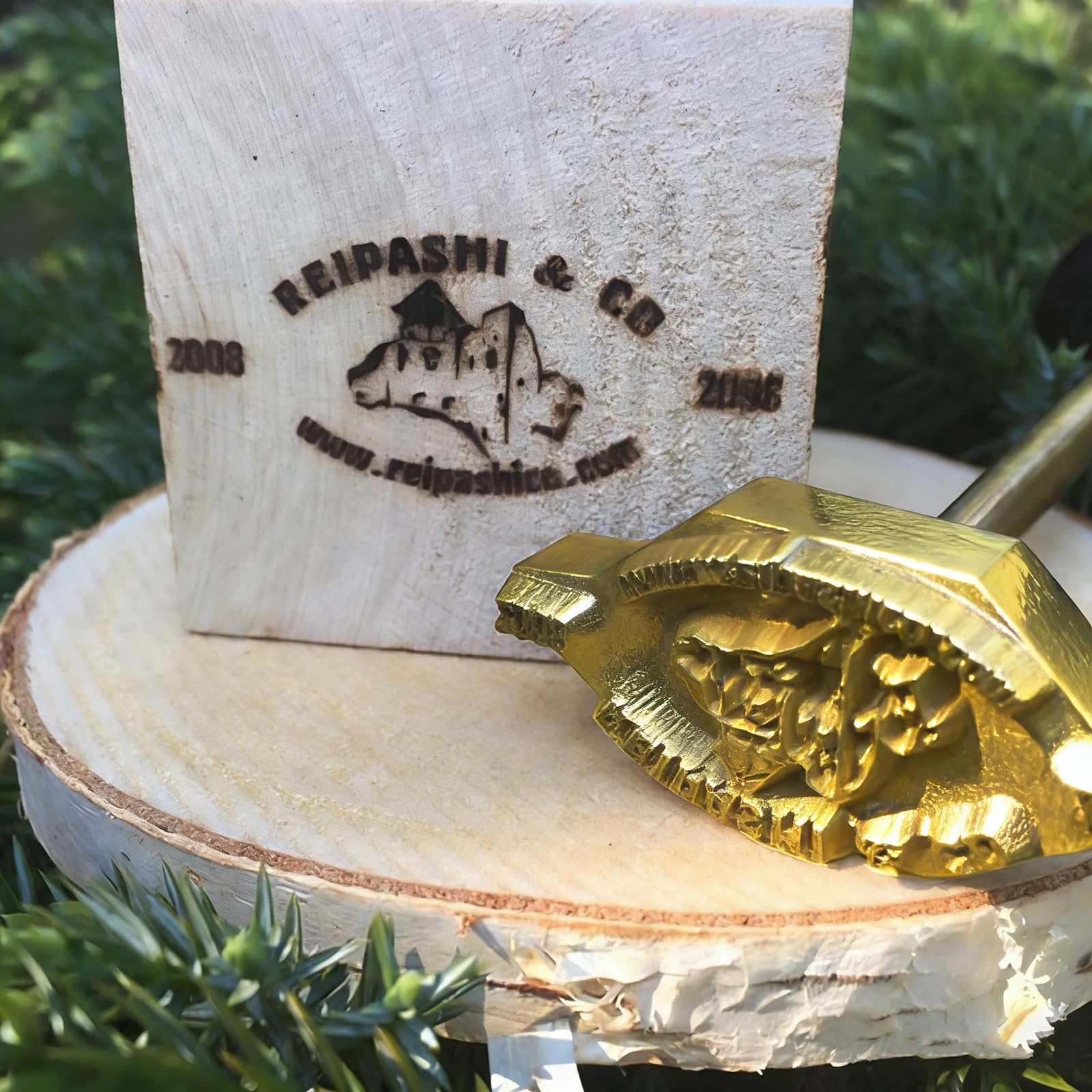 Plancha de marca con logotipo personalizado, plancha de marca de madera, sello térmico personalizado para madera y cuero, diseño hecho a mano para regalo (6 x 6 pulgadas)