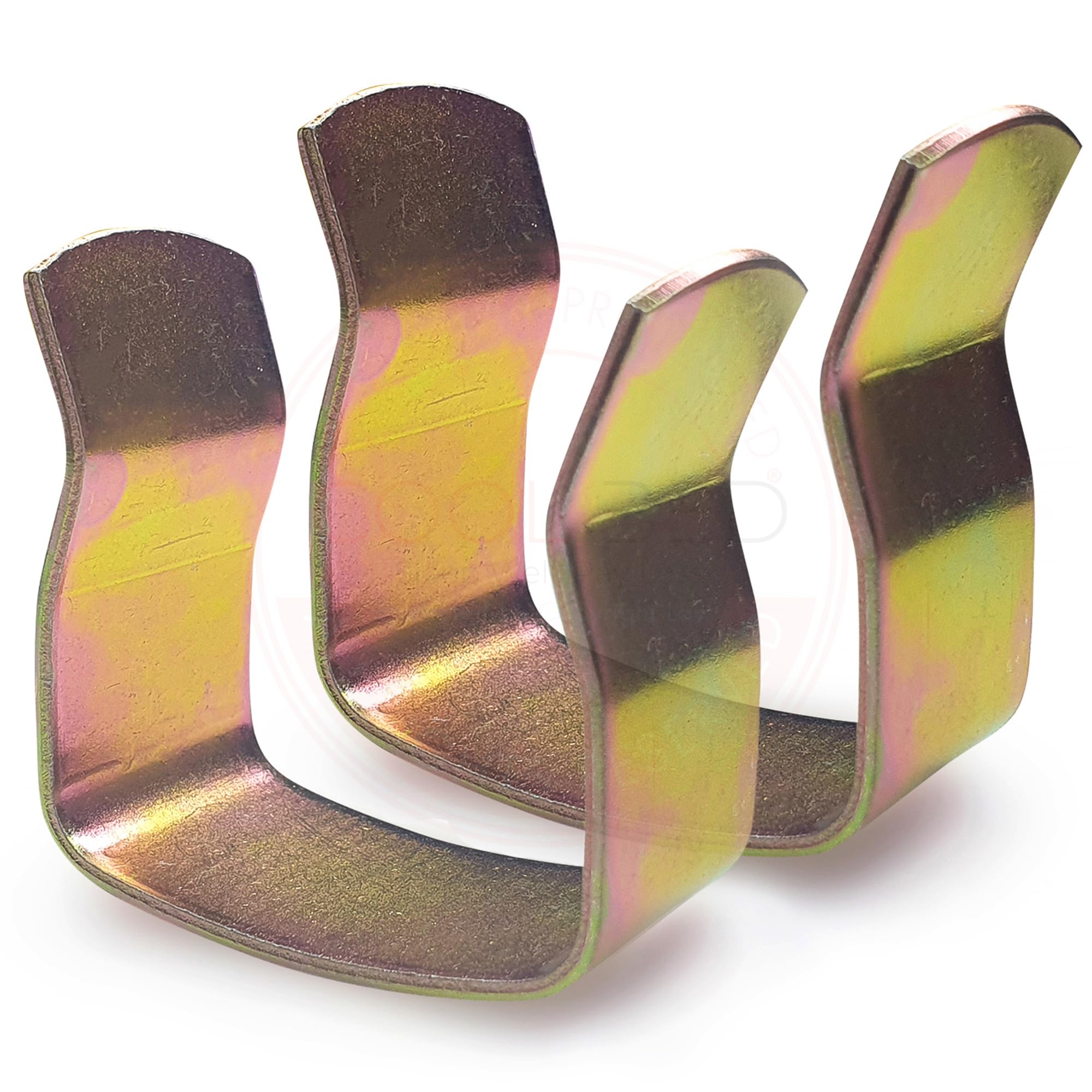 COOL BED 2 x Metall-U-Clips zum Verbinden von Diwan-Bettgestellen oder Ottoman-Bettgestellen (2 x Metall-U-Clips)