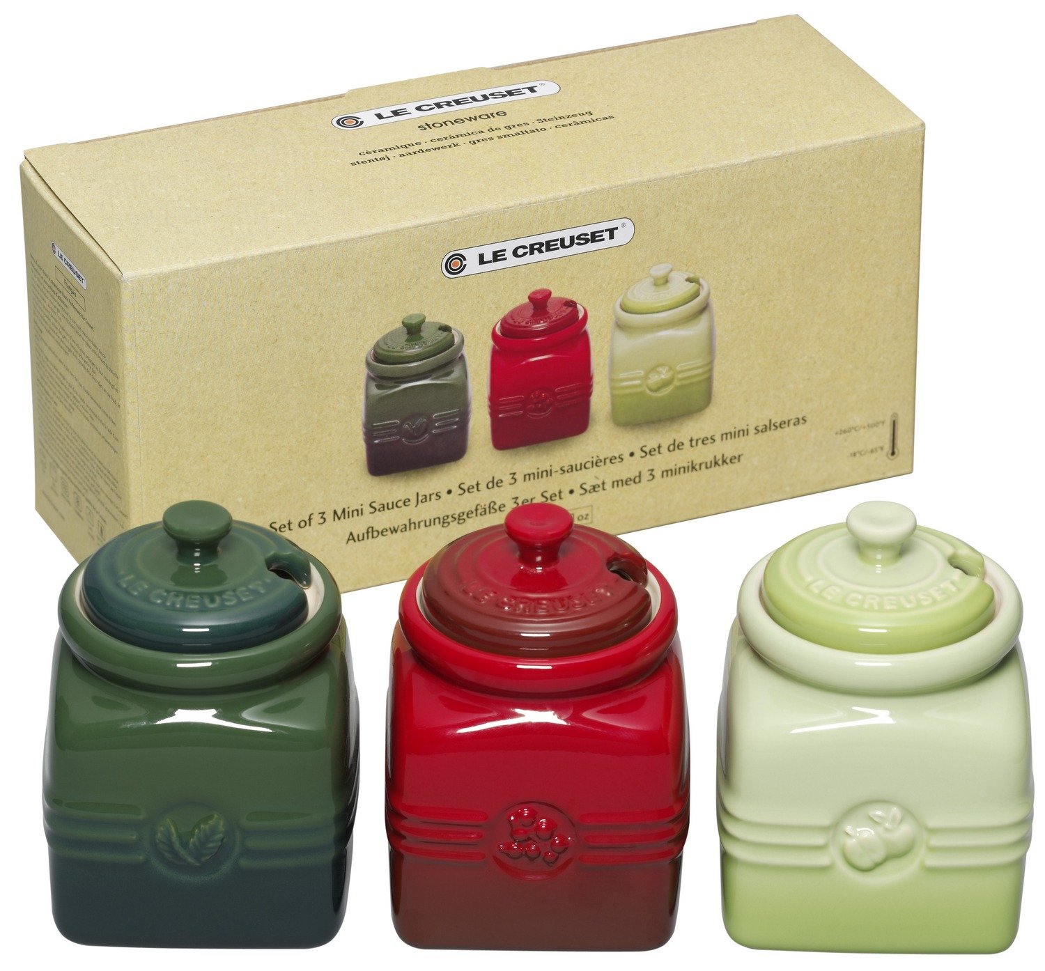 LE CREUSET ミニソースジャー 3個セット未使用品　※箱無し Le Creuset Set Of 3 Mini Sauce Jars | Desertcart Jamaica