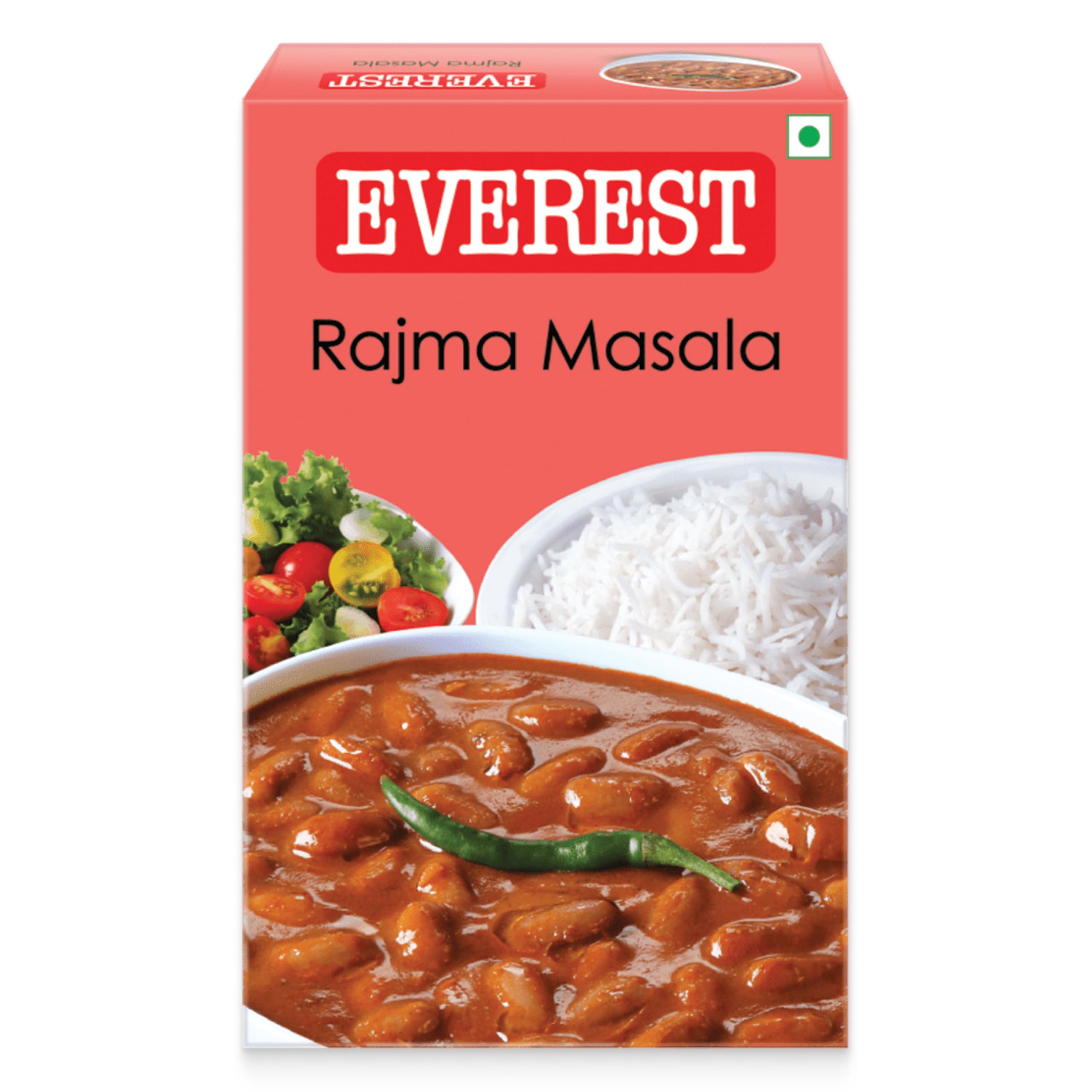 Everest Rajma Masala (100g) | Rich Kidney Bean Curry Spice | Punjabi Flavor | Vegan-Friendly | India Favorite