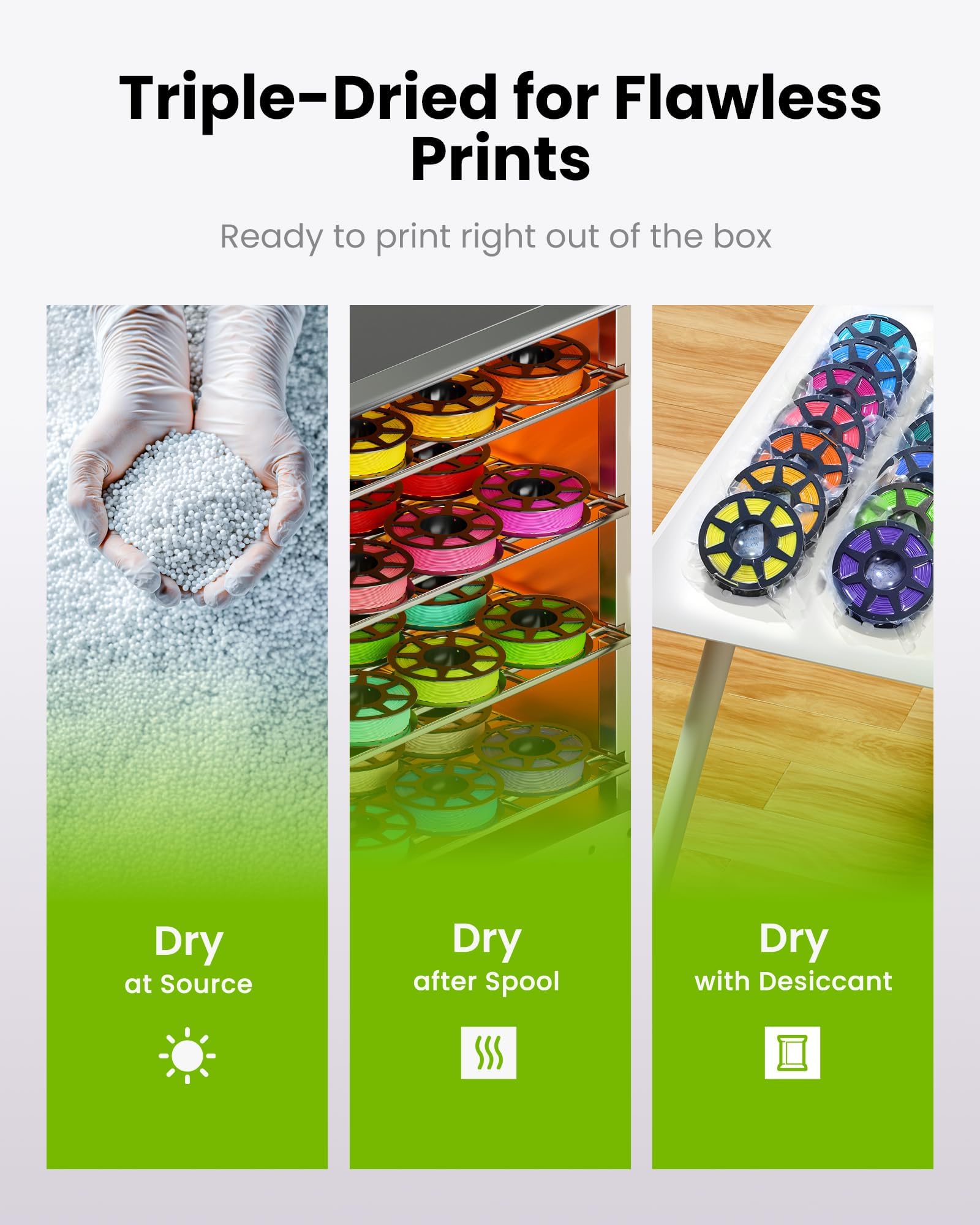 MarsWork PLA Filament - 8 Colors, Bambu Lab Ready -3