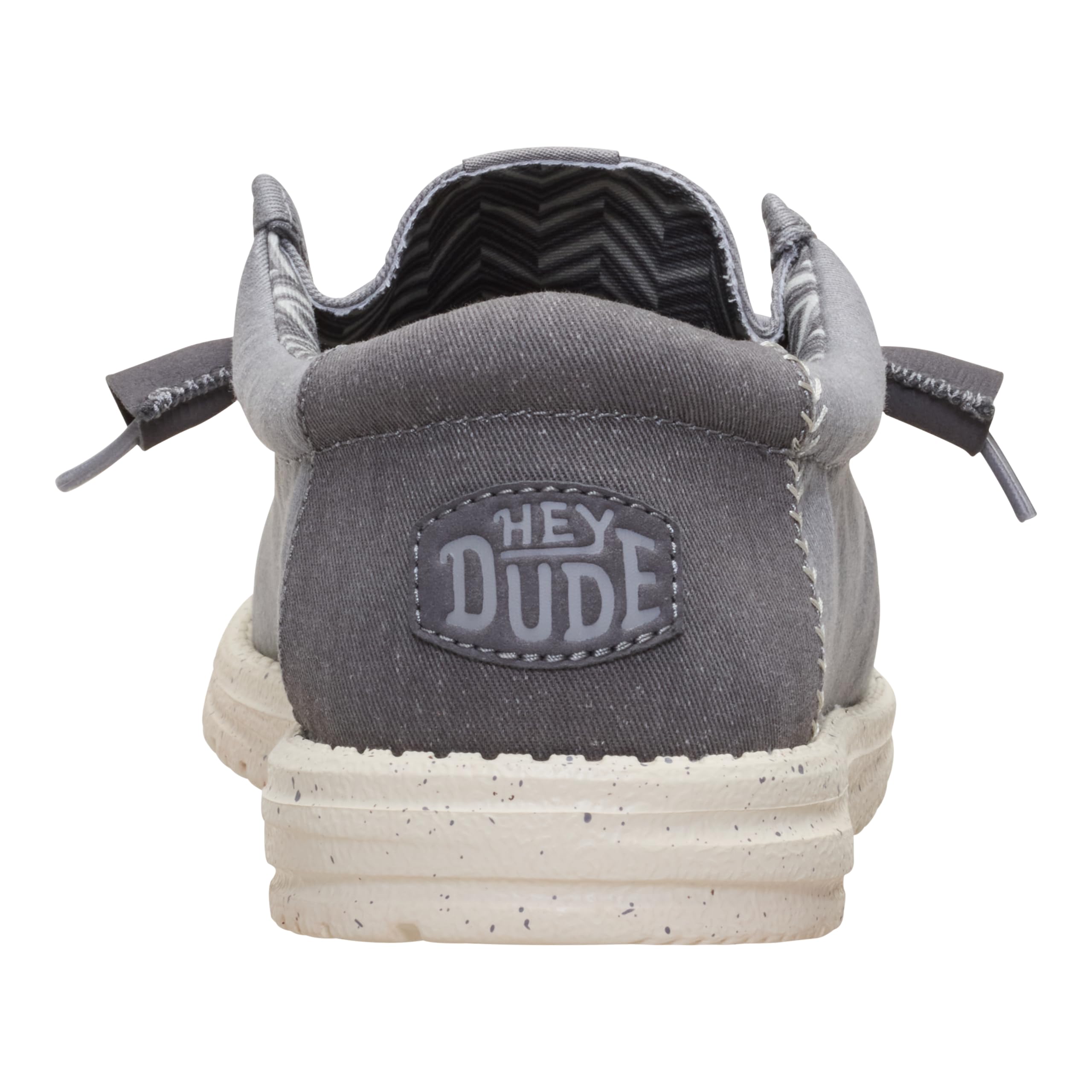 HEYDUDE Wally Stretch Canvas Mocassini Uomo, Grigio - 40700-1XA