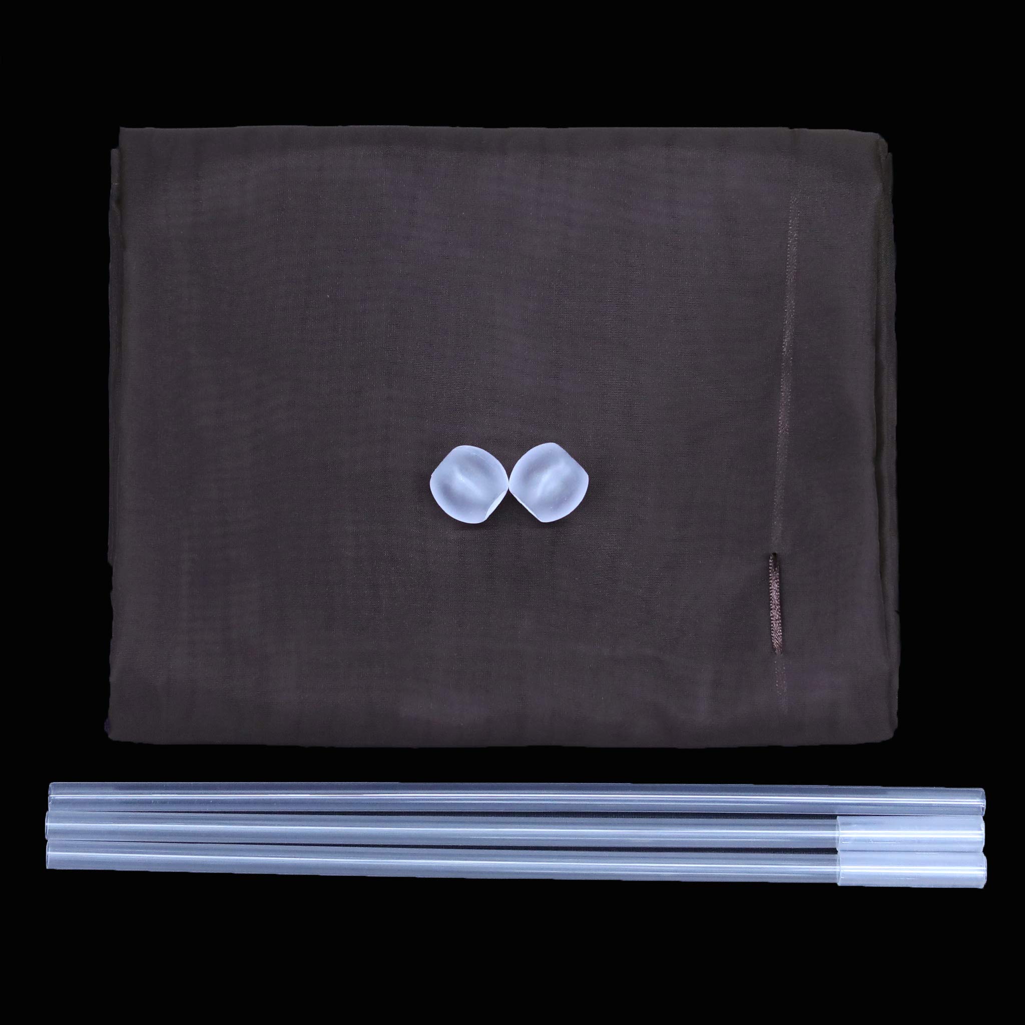 Joyswahl Tenda A Pacchetto Sarah In Voile Trasparente - 100% Poliestere, Con Coulisse E Nastri - Bianco 140x155 Cm - 2