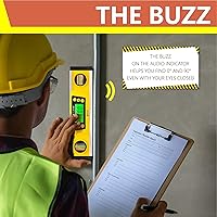 Vista 3 de Herramienta digital de nivel magnético – Nivel de torpedo y transportador de 10 pulgadas – Precisión maestra – IP54 a prueba de polvo e impermeable