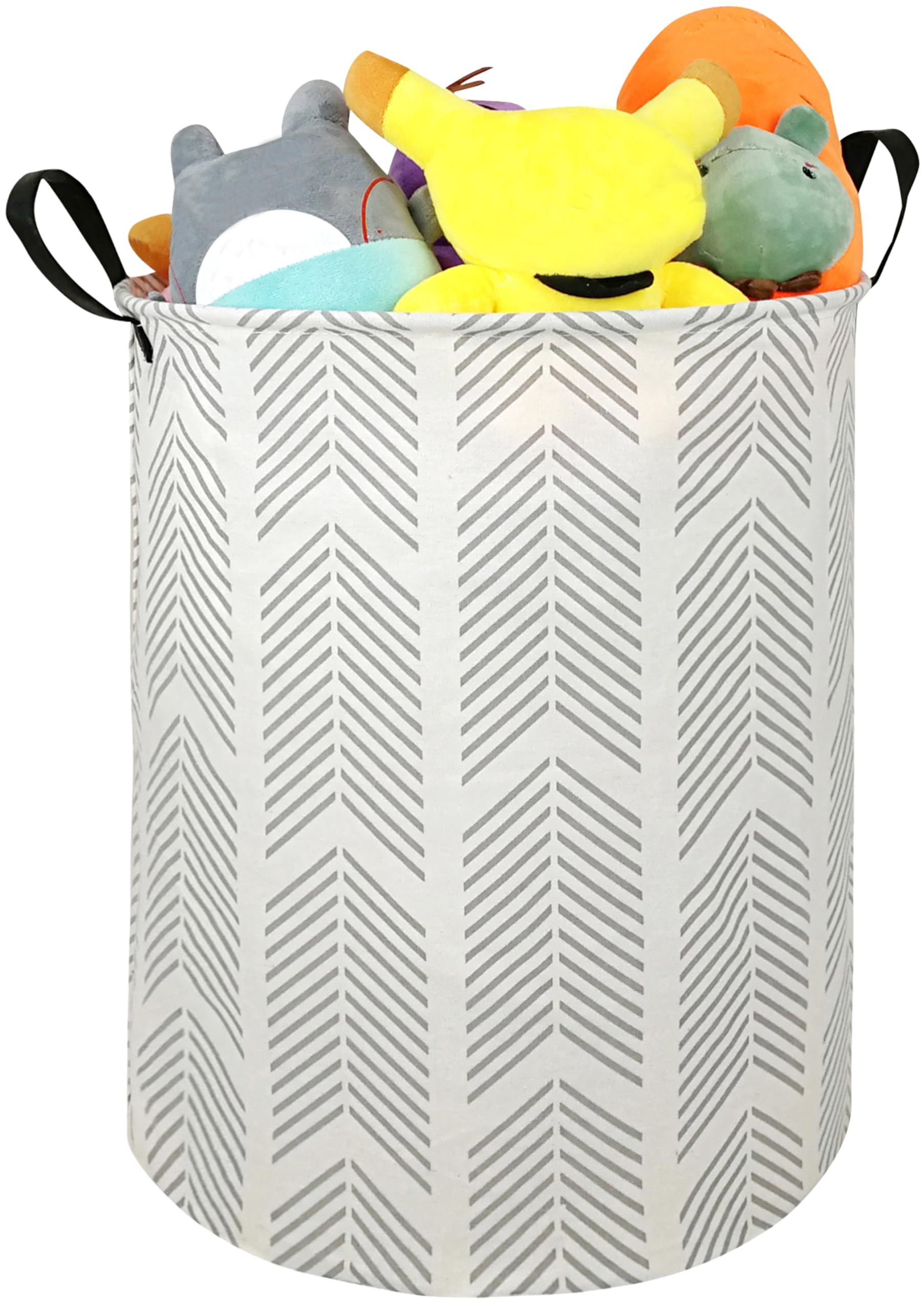 Baby Hamper DUYIY Canvas Storage Basket With Handle Large Organizer Bins For Dirty Laundry Hamper Baby Toys Nursery Kids Clothes Baby Hamper For Nursery