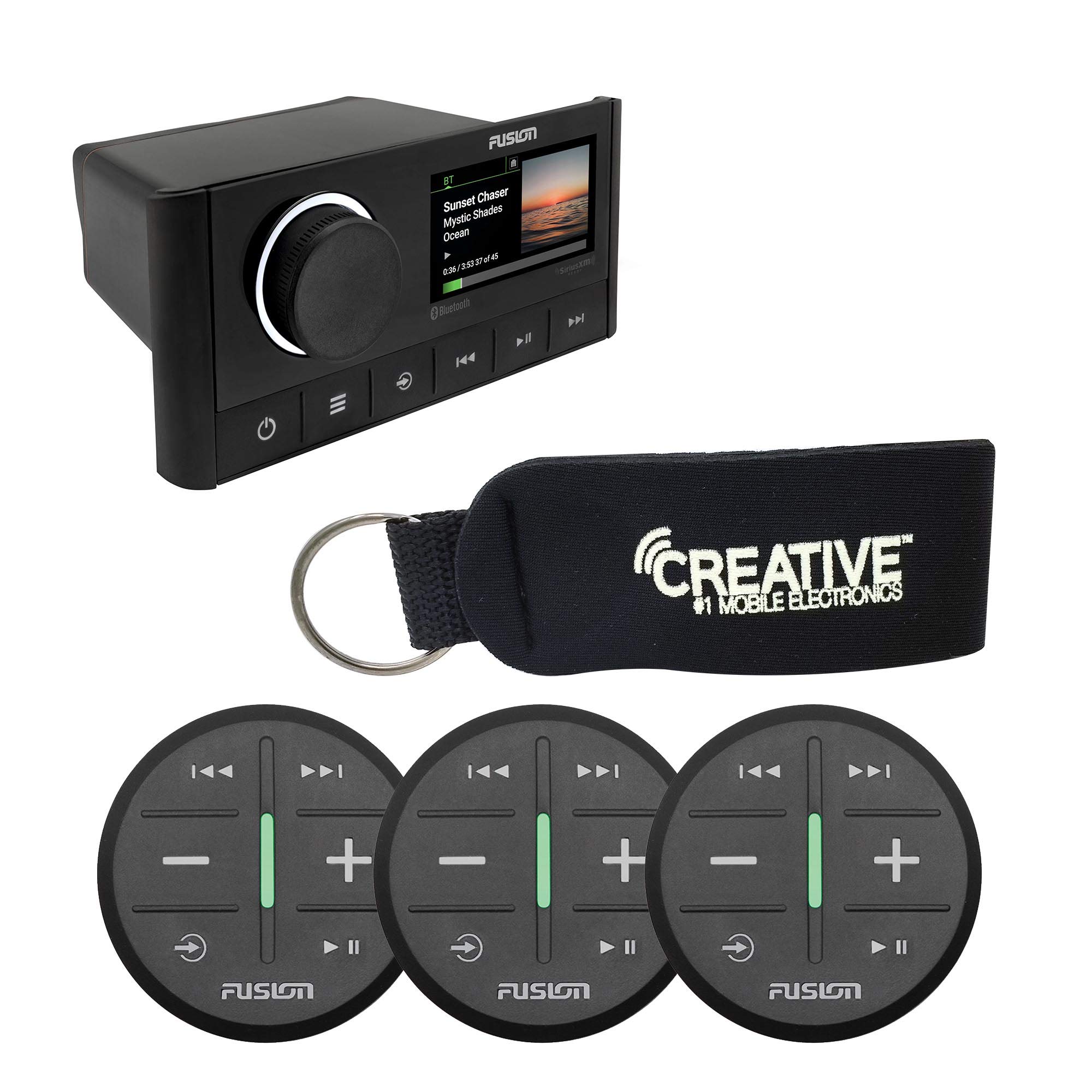 Fusion MS-RA670 Apollo Marine Entertainment System with Built-in Wi-Fi and 3 Wireless Remotes