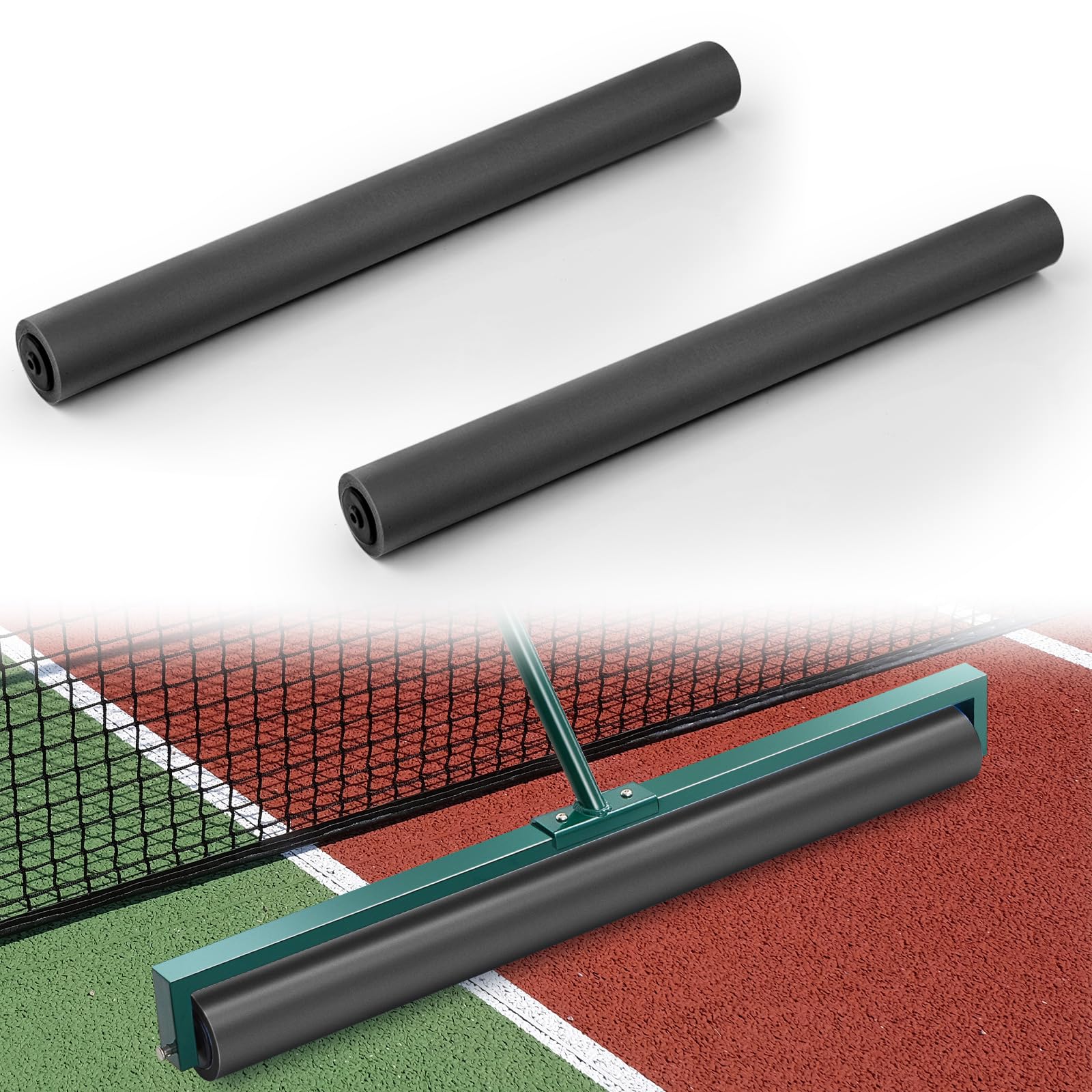 Silipull 36'' Sponge Tennis Roller for Tennis Court Squeegee