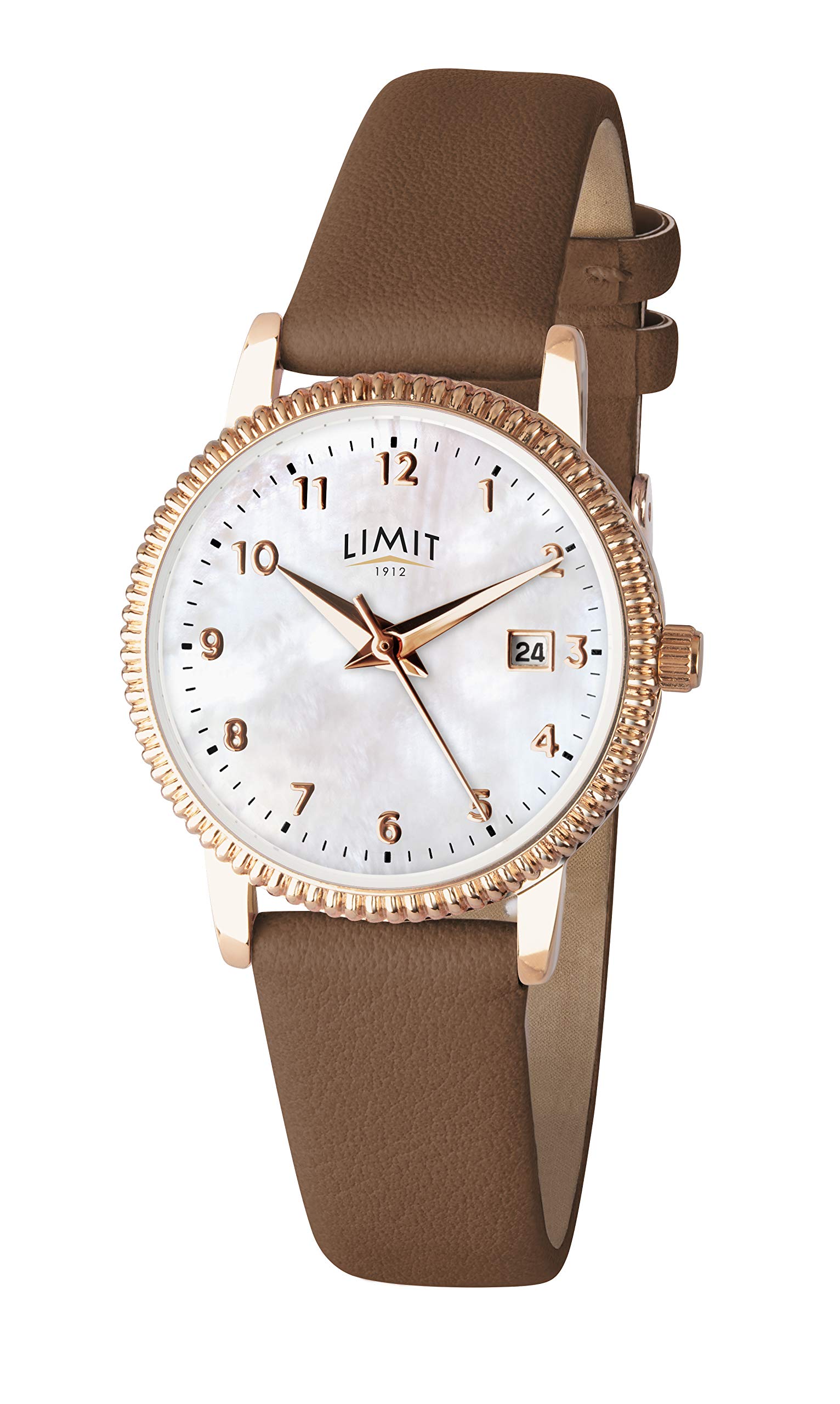 Limit Ladies Rose Gold Case Mother of Pearl Dial Watch 60057