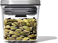 Vista 11 de Contenedor OXO Steel POP Caja Corta Cuadrada Grande - 2.6 L para Cereal, Granos y Más Gris