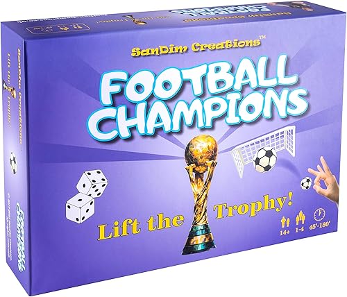 Football Champions Sports Board Game - Juegos de mesa familiares para niños y adultos - Juego de mesa de estrategia de fútbol - Juego de trivia disponible en Yaxa Costa Rica