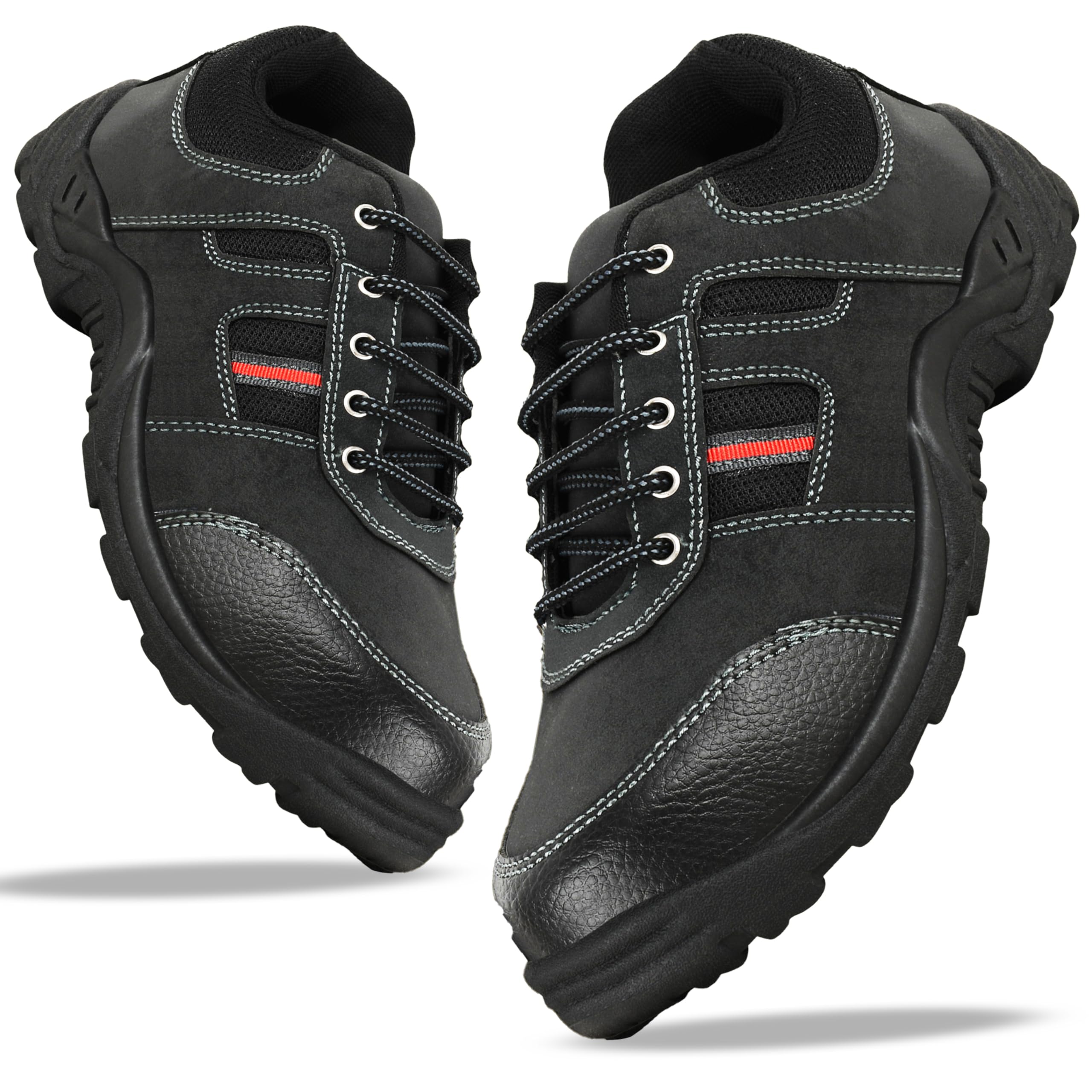 Industrial Steel-Toe Protection Safety Shoes| Comfortable and Water Resistant| Factory, Warehouse and Construction Safety Shoes for Men’s-image-19