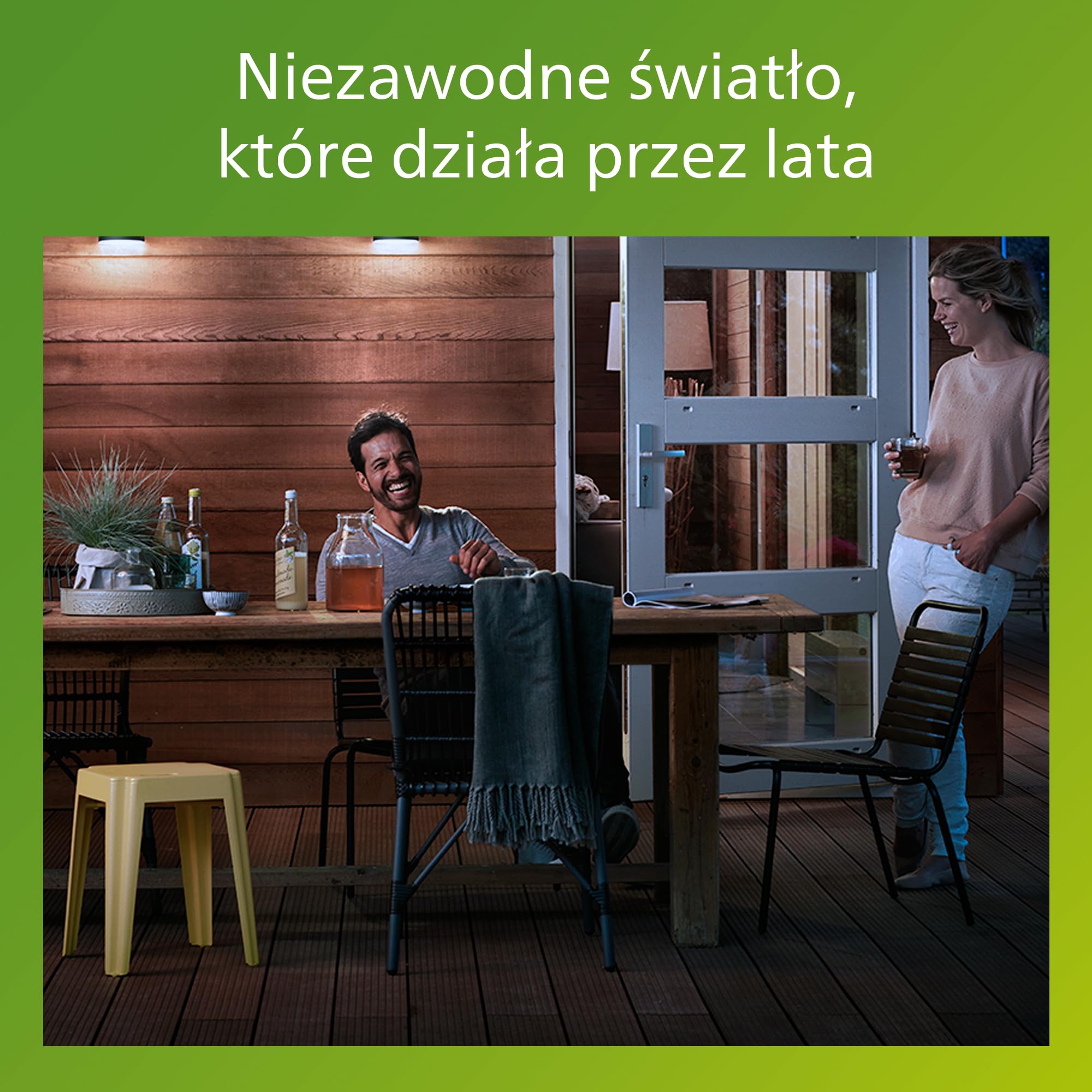 Philips Lois Zewnętrzna Lampa Floodlight z Czujnikiem, 50 W, 5000 K, Czarna