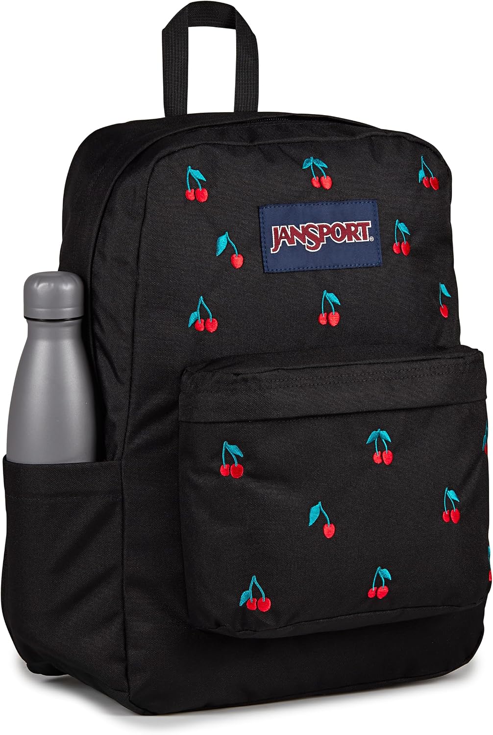JanSport Superbreak Plus FX Backpack - Work, Travel, or Laptop Bag with Water Bottle Pocket - Surreal Sensations​ Black