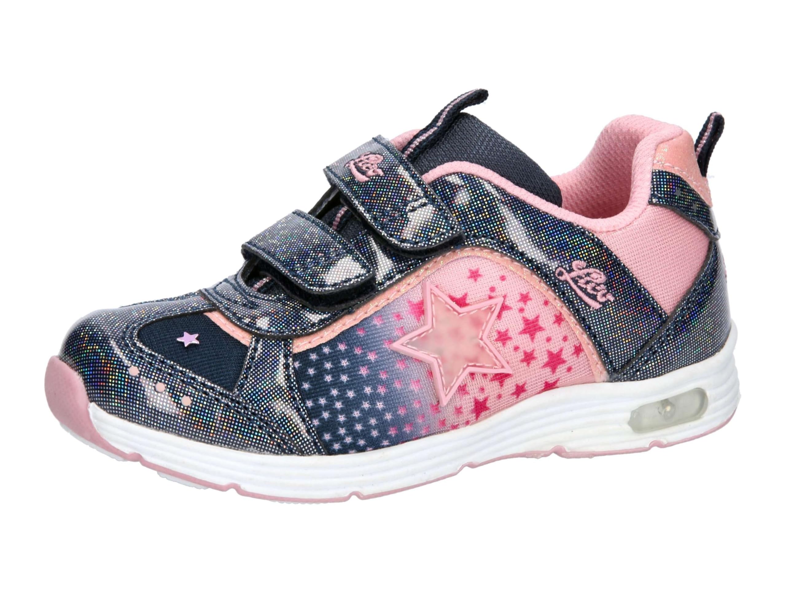 Lico Starlet V Blinky, Sneaker, Marine/rosa,