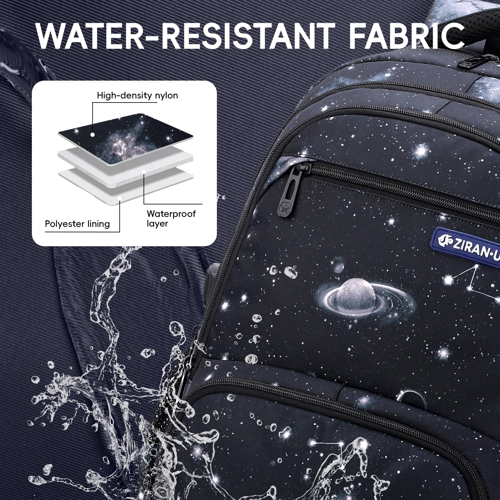 Amythe Zaino Scuola per Ragazzi Elementare e Media 29 L Grande Leggero | Zaini Ragazzi Idrorepellente, Adatto al Trolley, Zainetto Casual Bambini - Ritorno a scuola / Viaggi